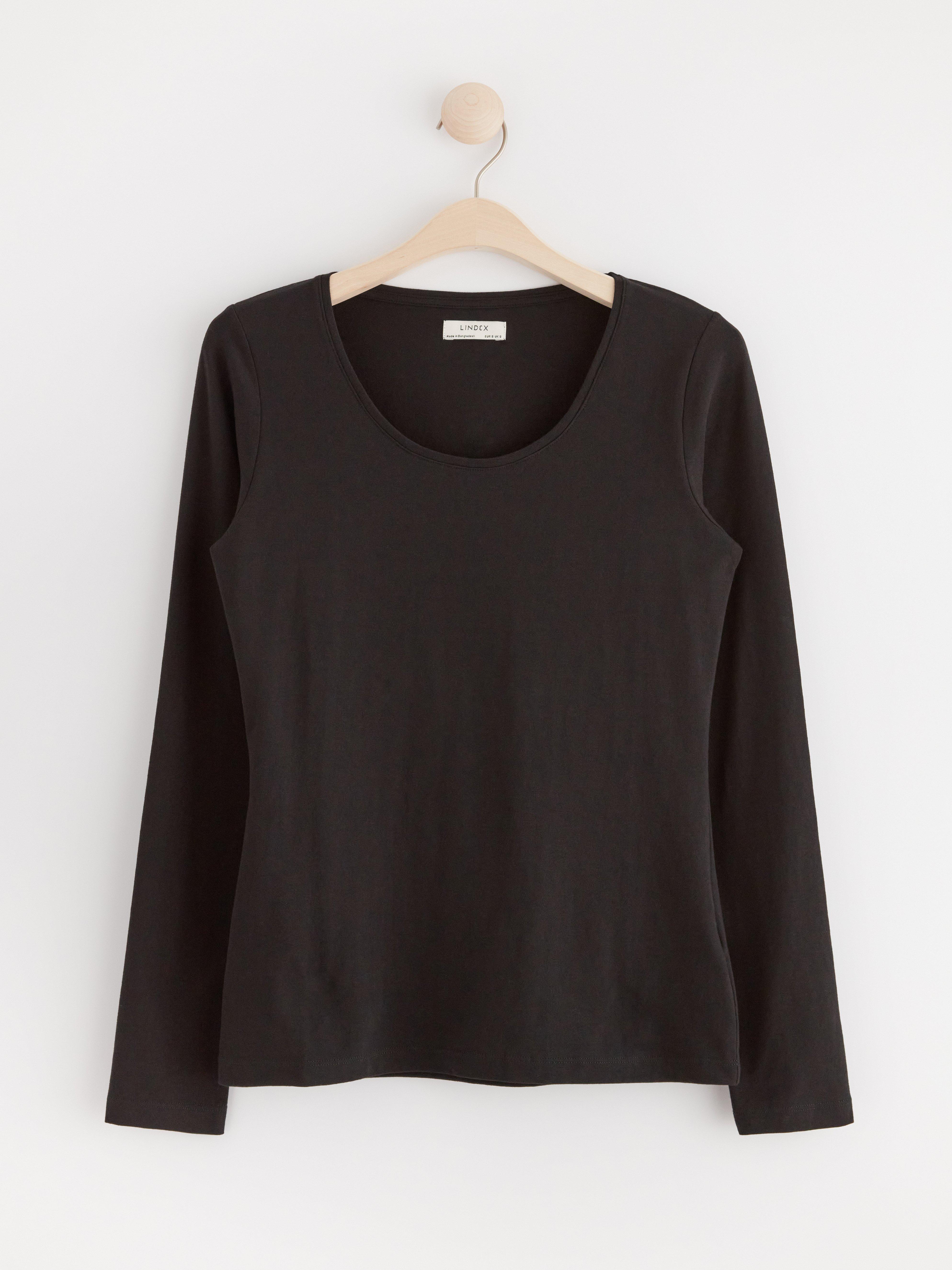 Long sleeve top Black