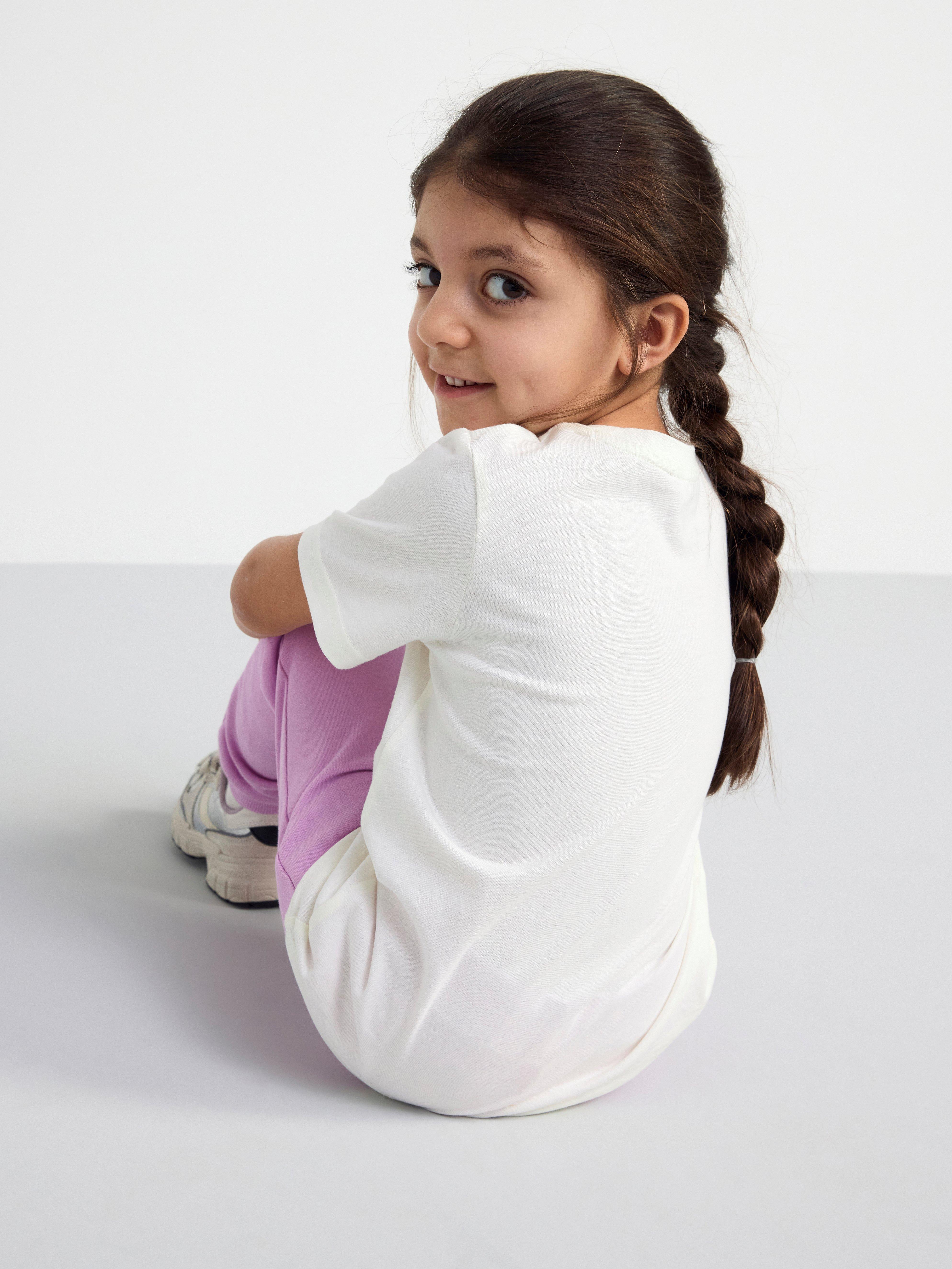 Short sleeve top Light Dusty White