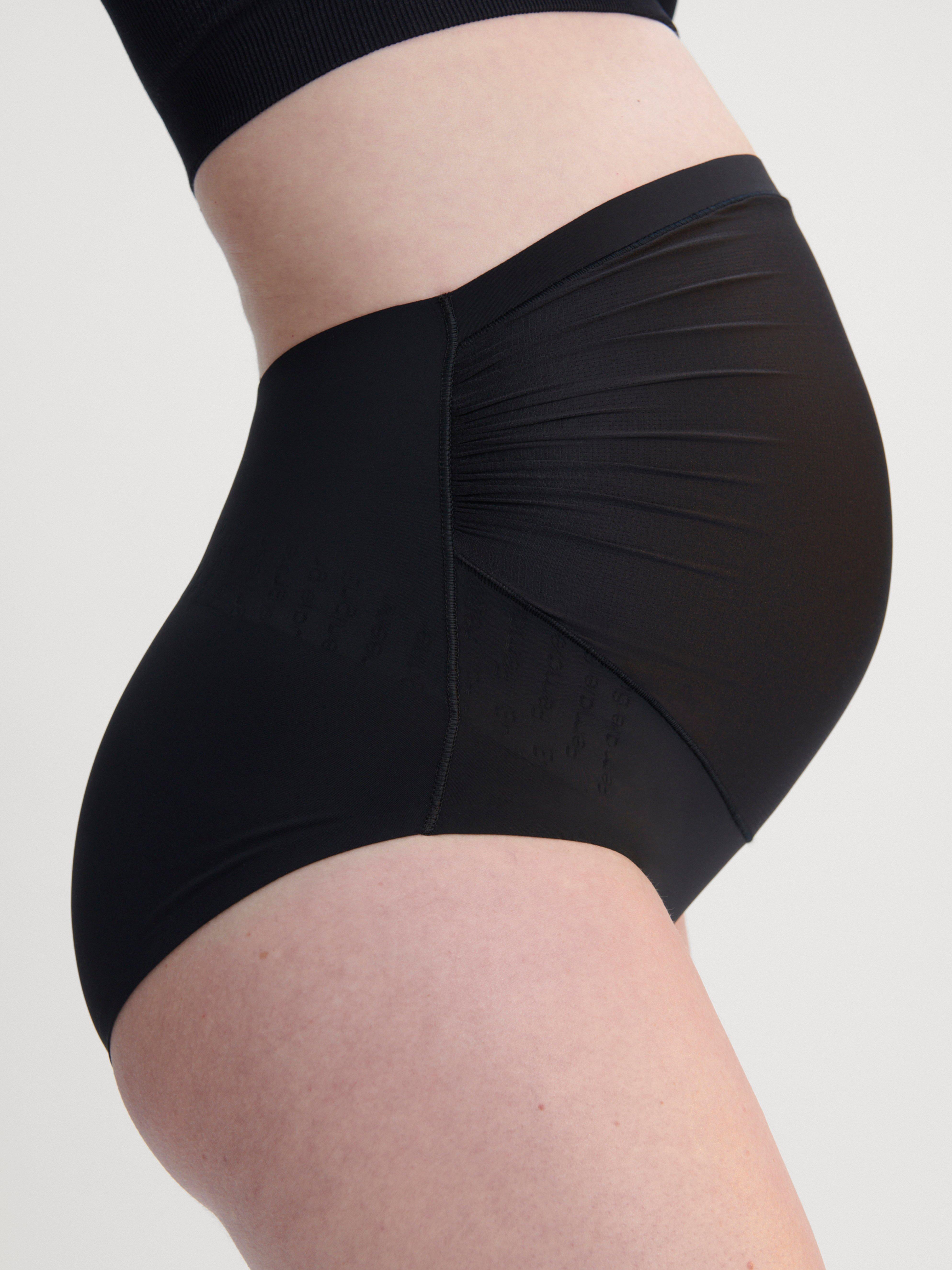 Engineered Maternity High Waist Leak Proof – Maternity underwear Medium Absorbency Black
