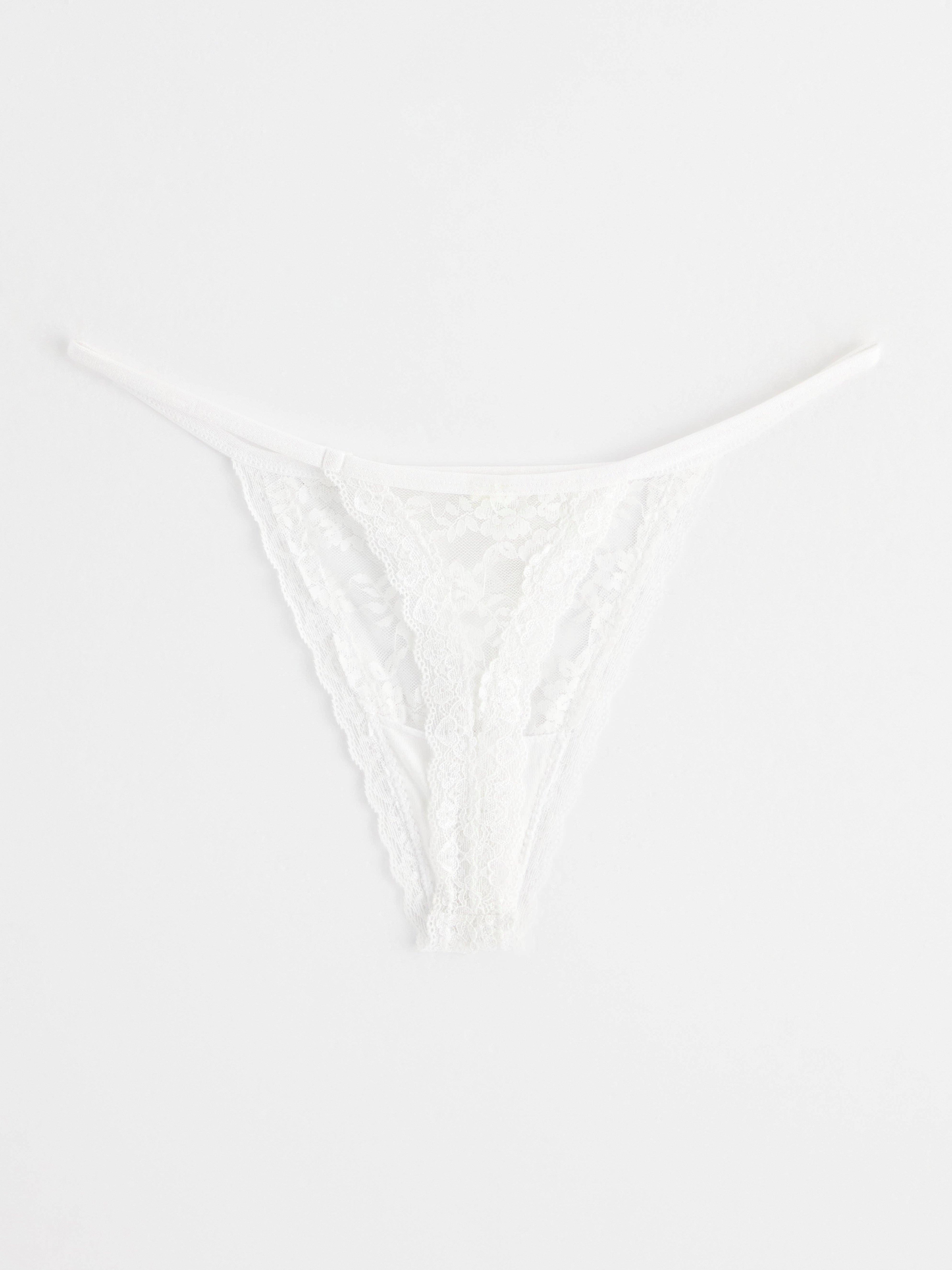 Thong low waist White