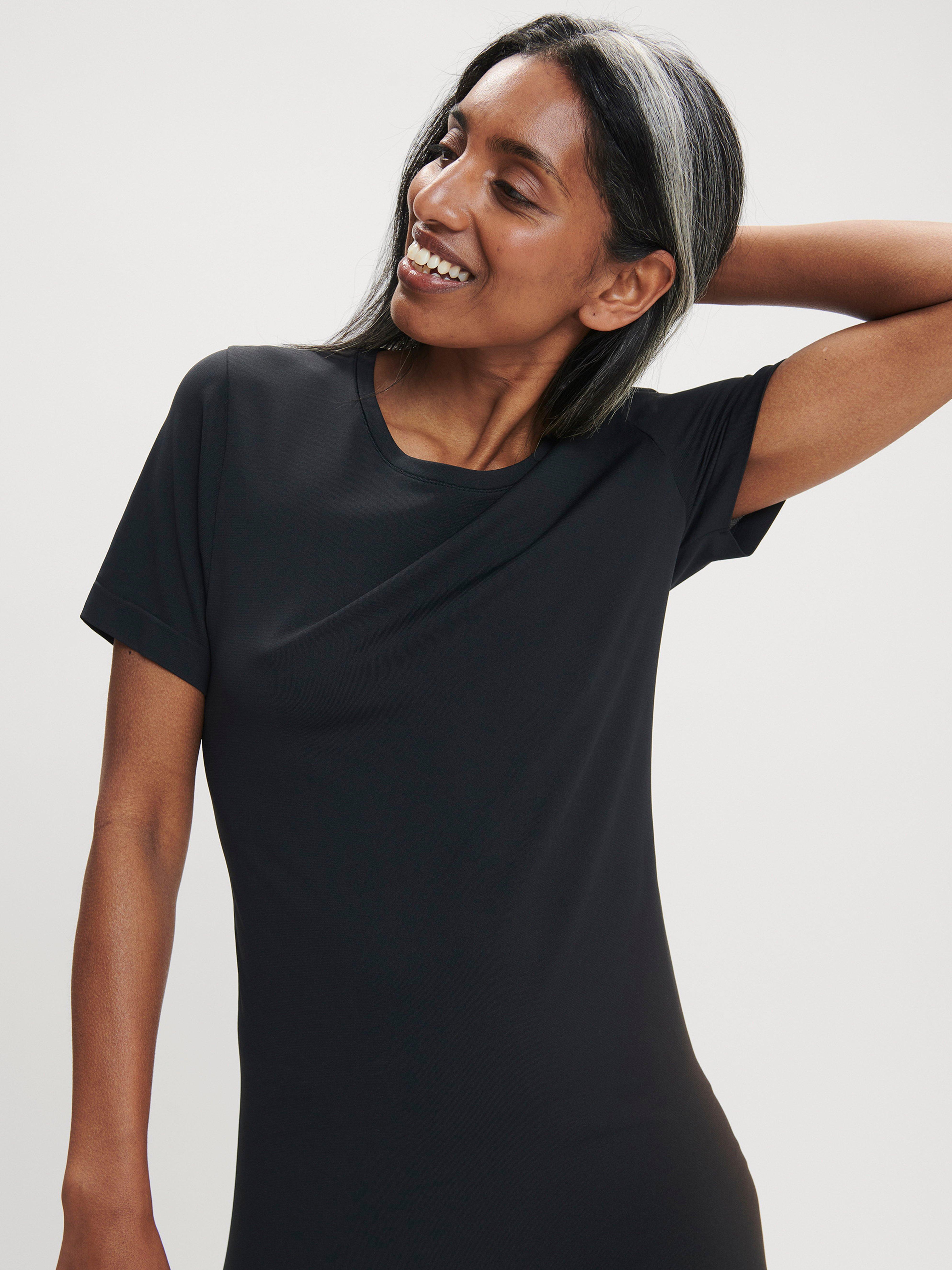 Engineered Anti-flush™️ Sleep Tee Black