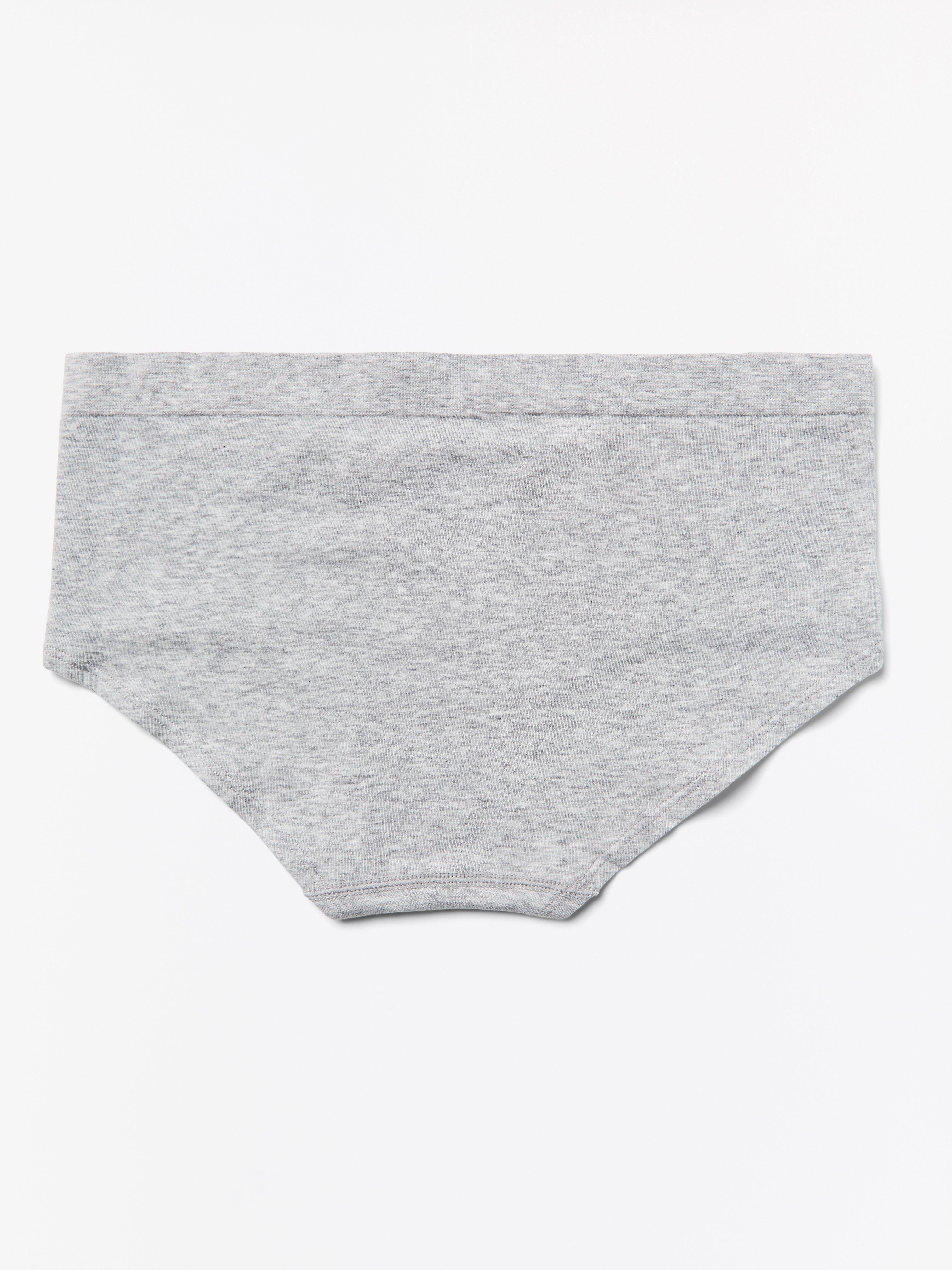 Seamless regular waist brief Light Grey Melange