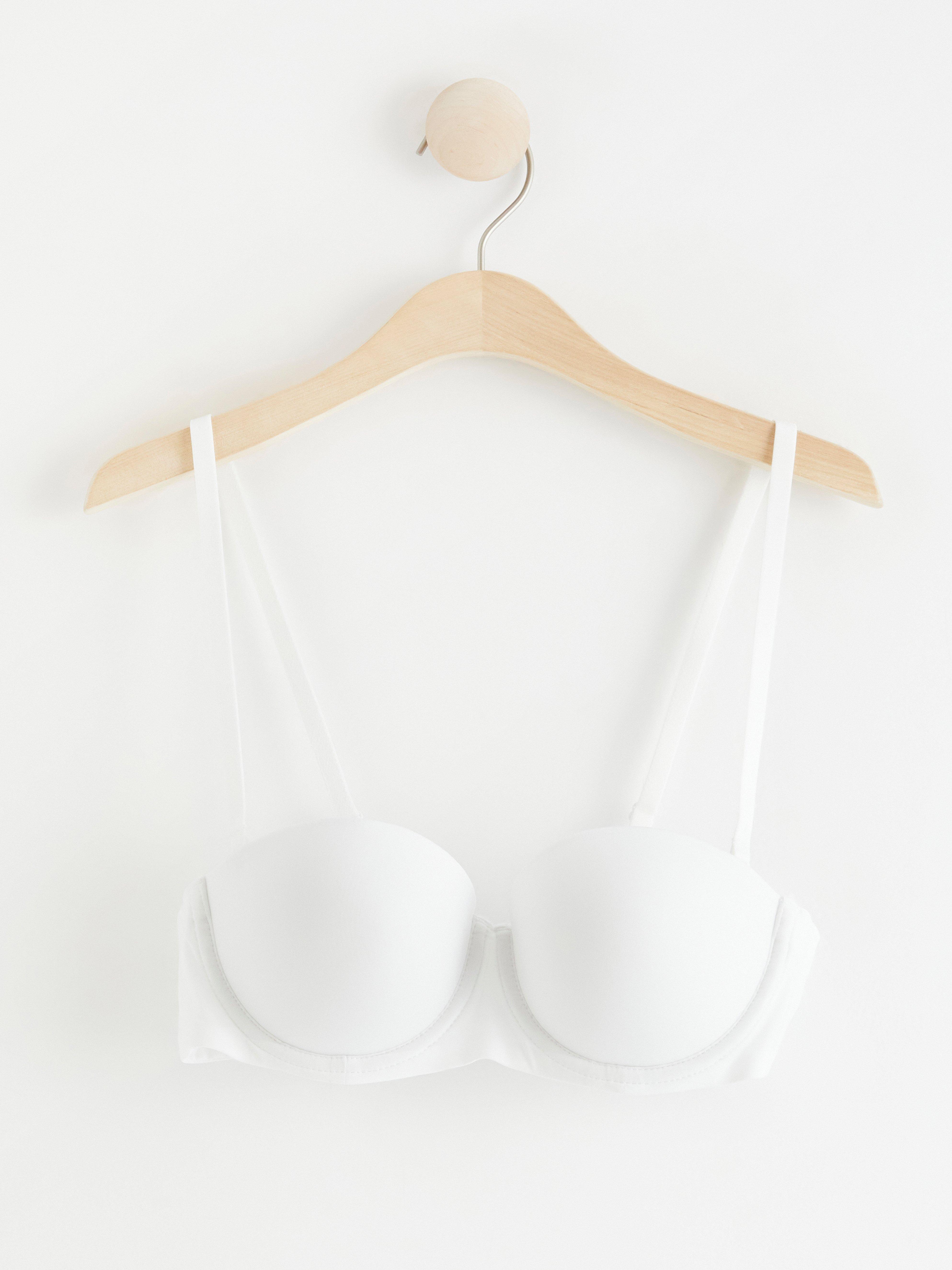 Björk strapless bra White