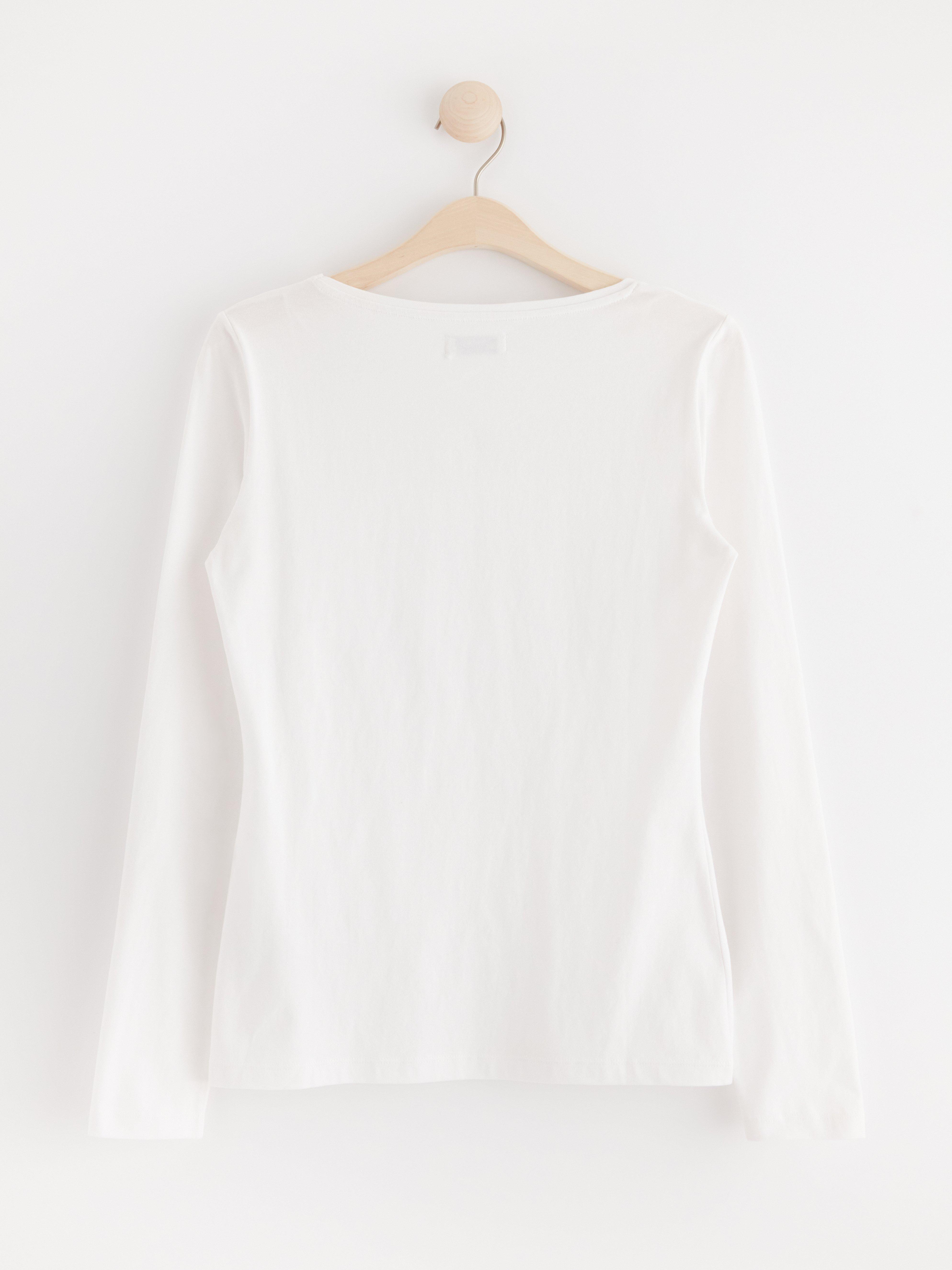 Long sleeve top White