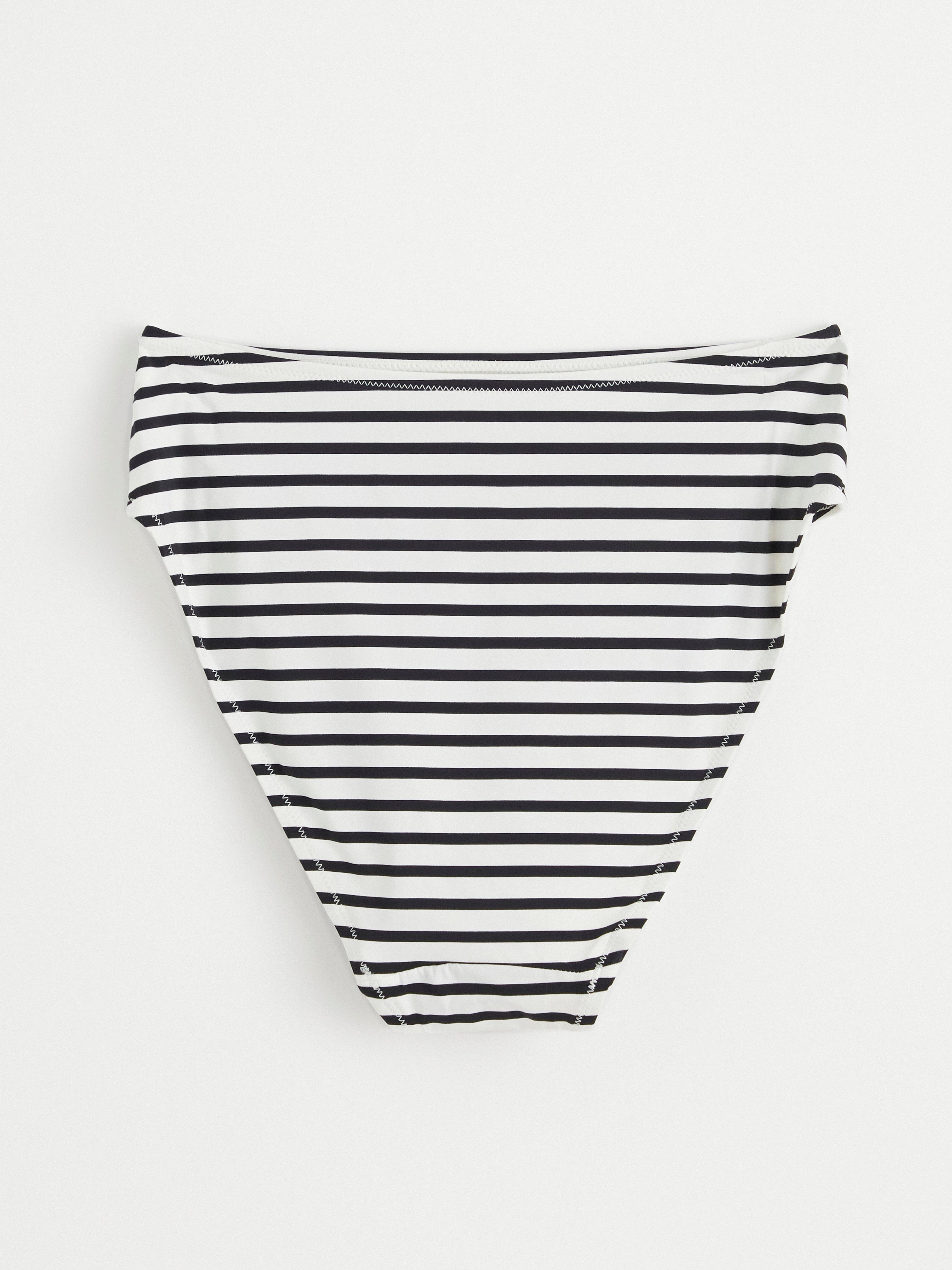High waist bikini briefs Black