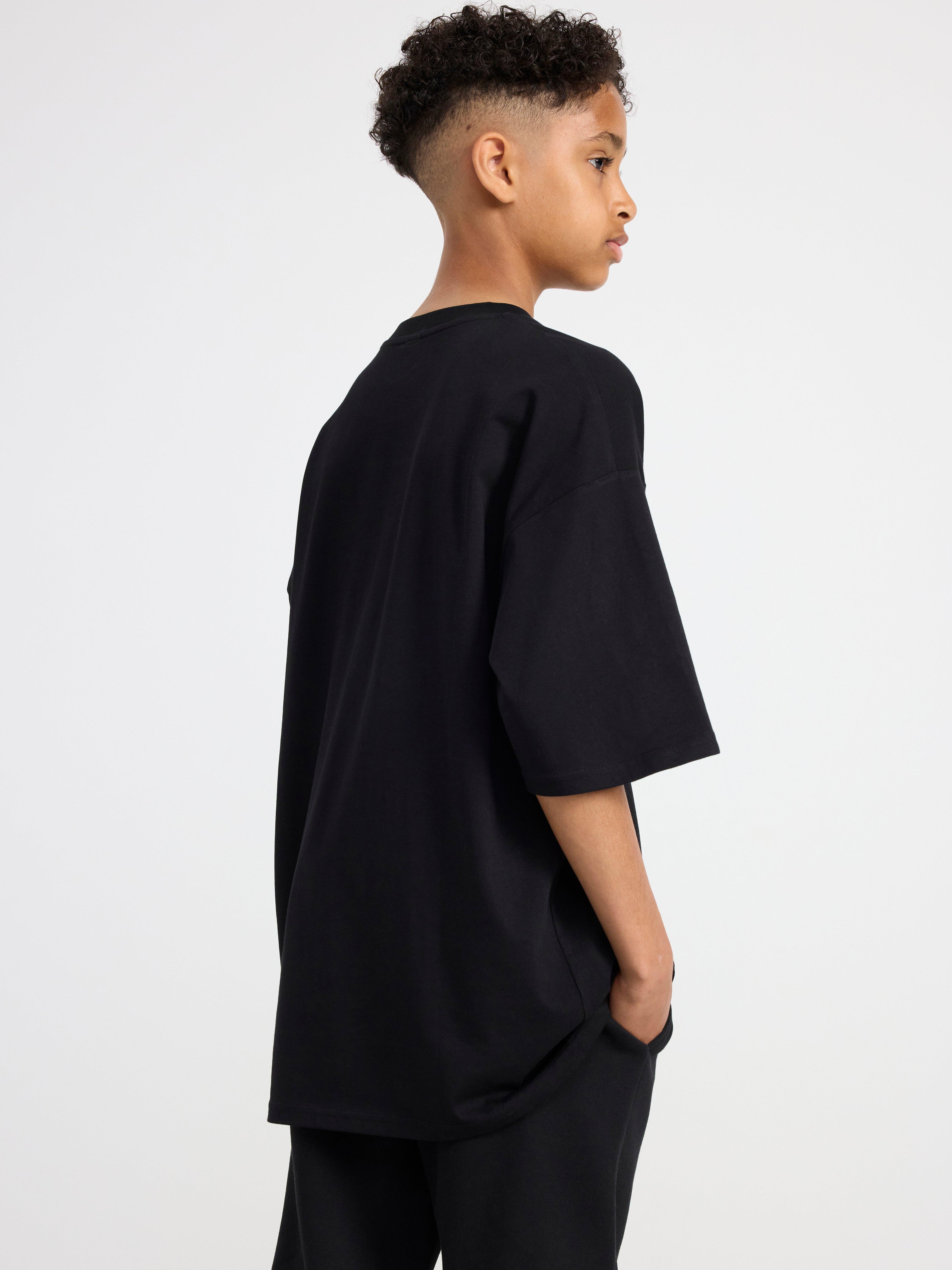 T-shirt with print Black