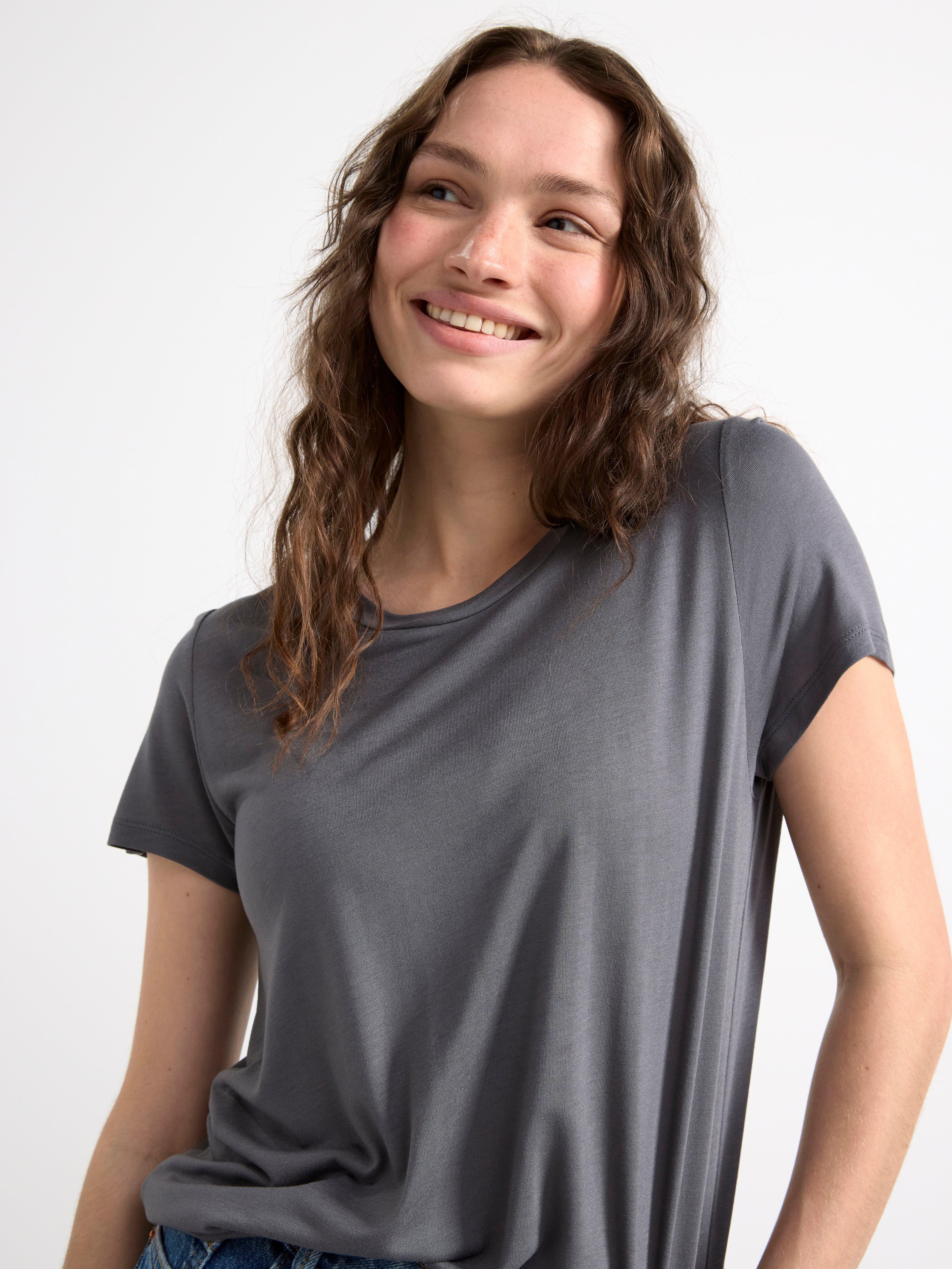 Short sleeve top Dark Grey