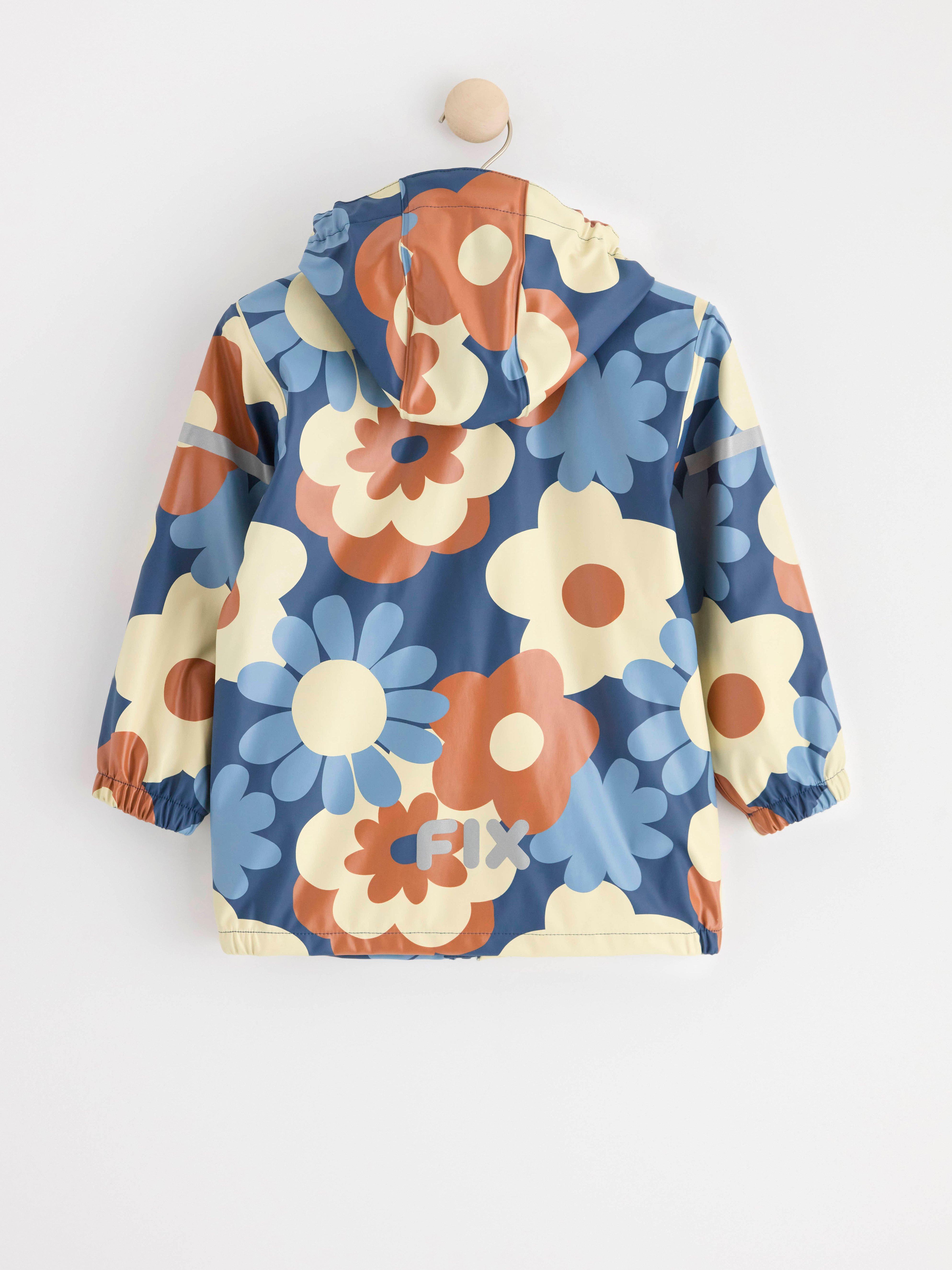 FIX Rain jacket Dark Dusty Blue