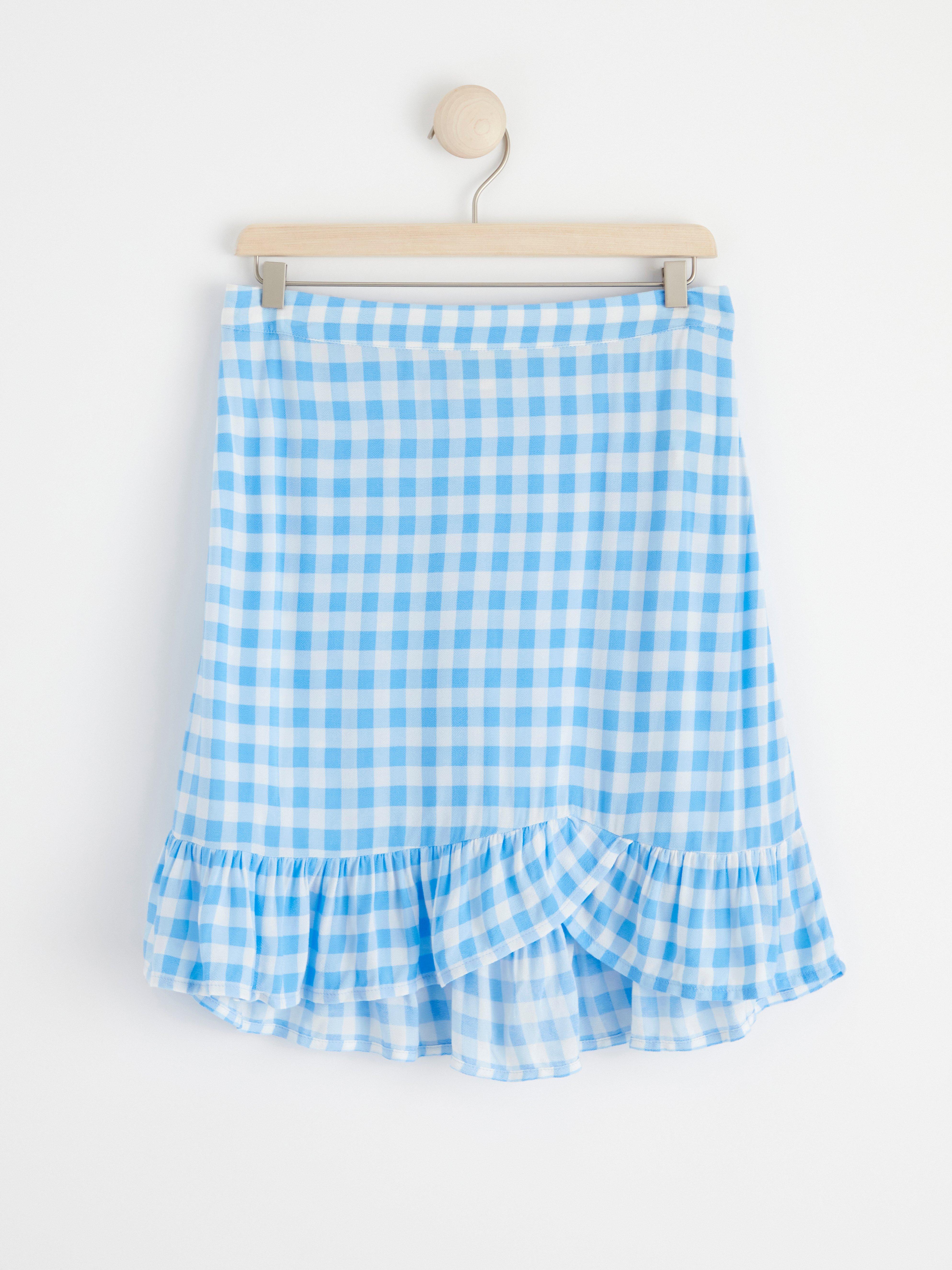 Flounce skirt Light Dusty Blue