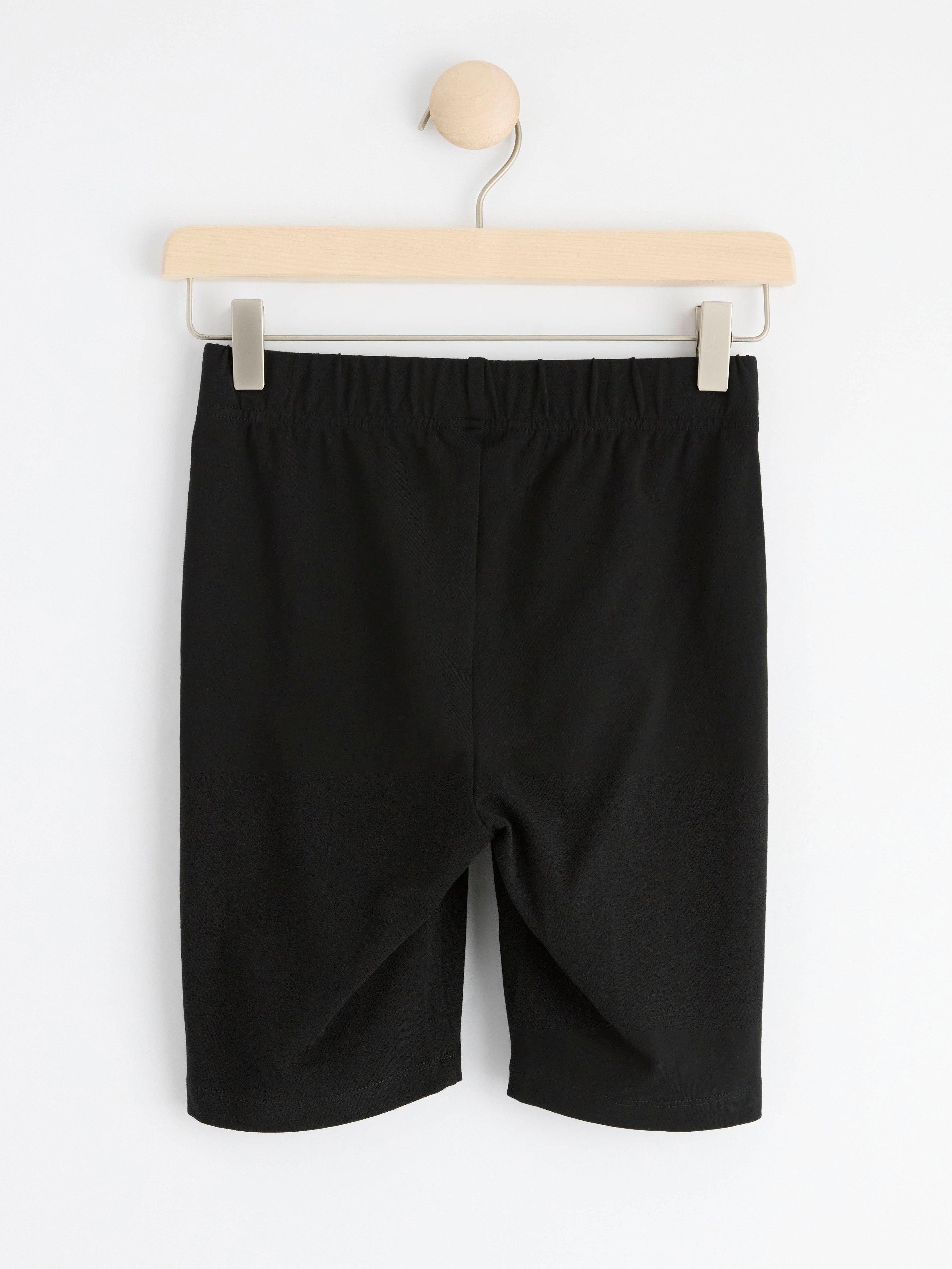 Cotton cycling shorts Black