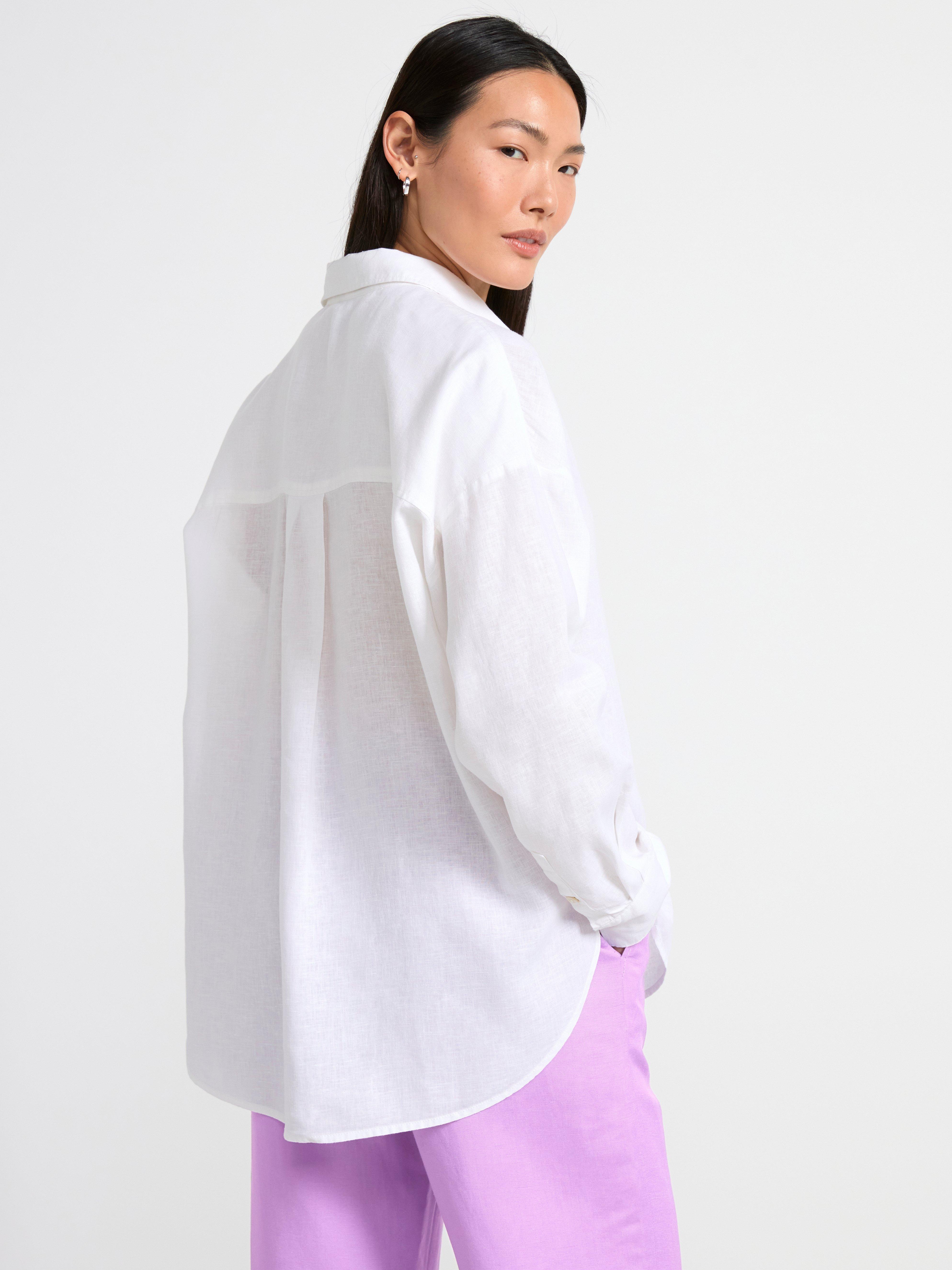 Linen shirt White