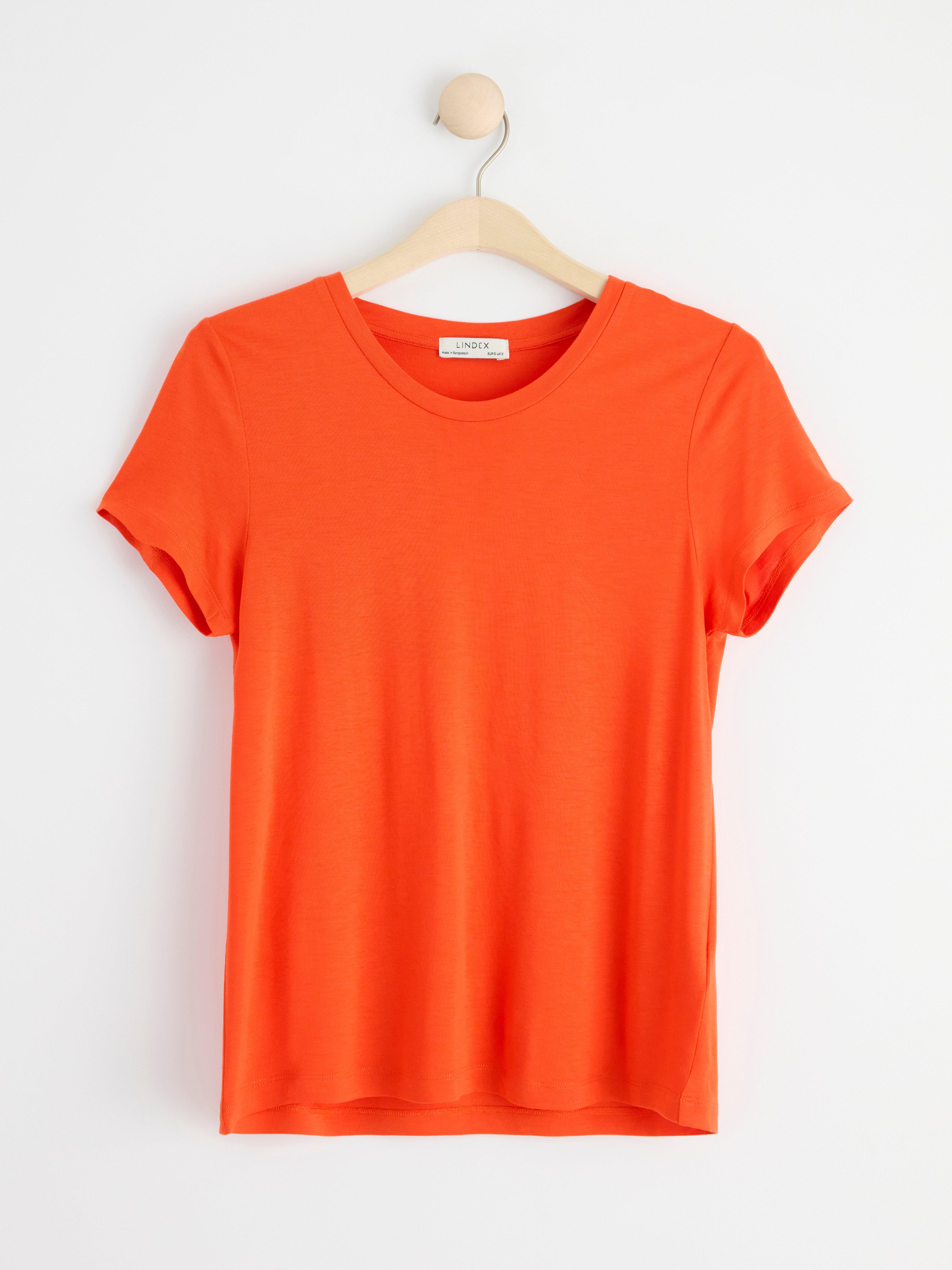 Short sleeve top Orange