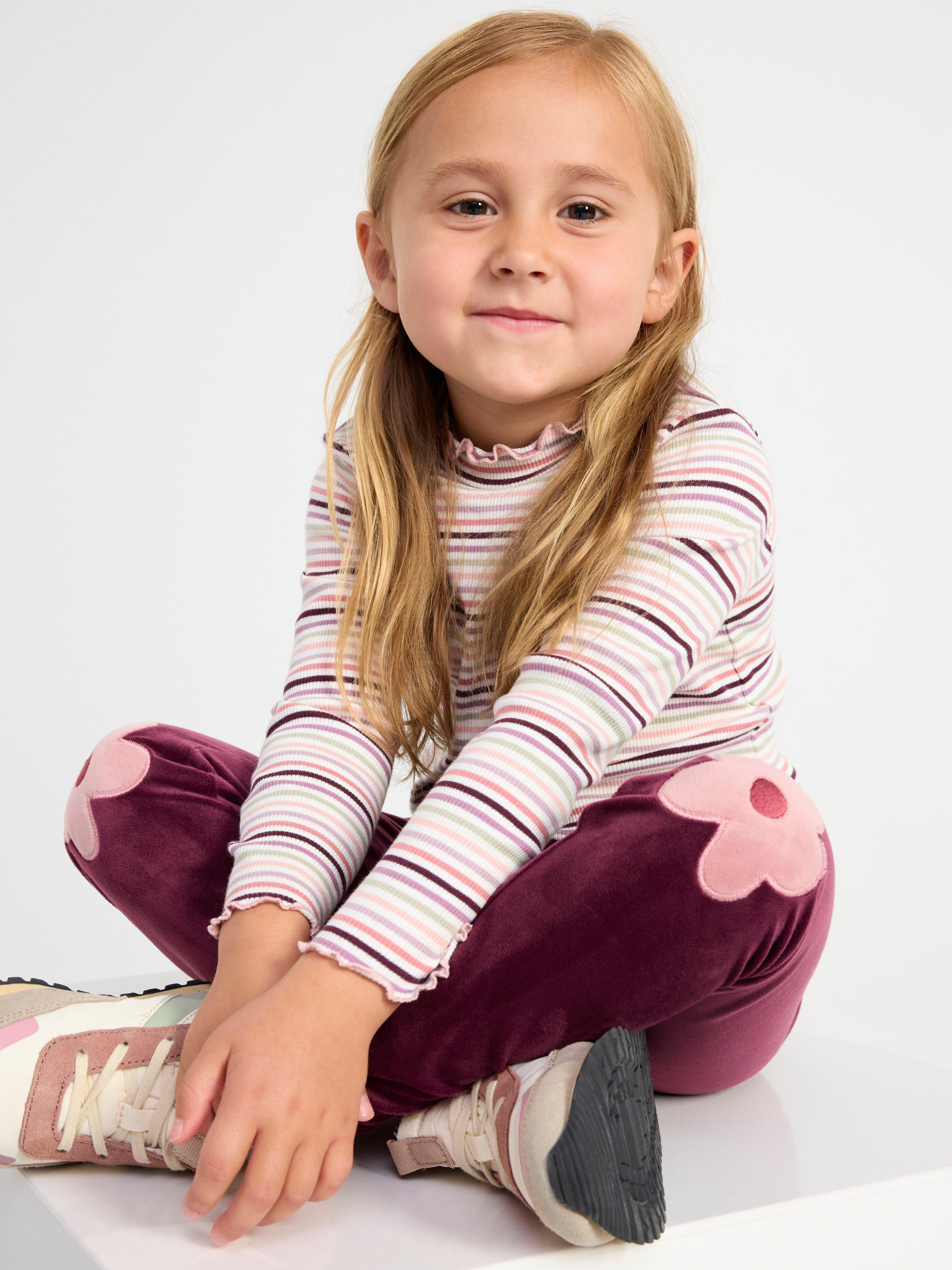 Velour leggings Dark Lilac