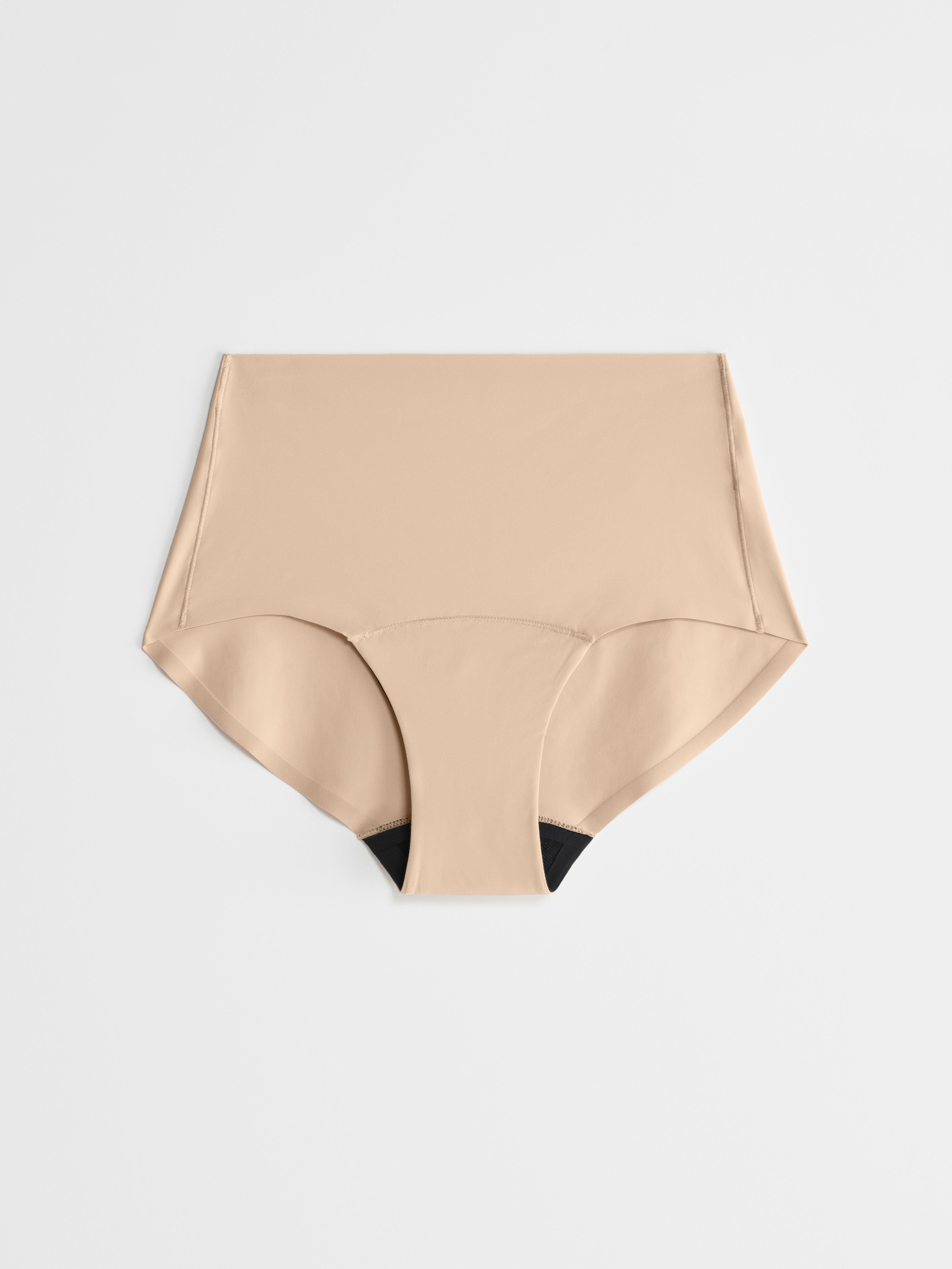 Engineered High Waist Period Proof – Period Panty Medium Absorbency Beige