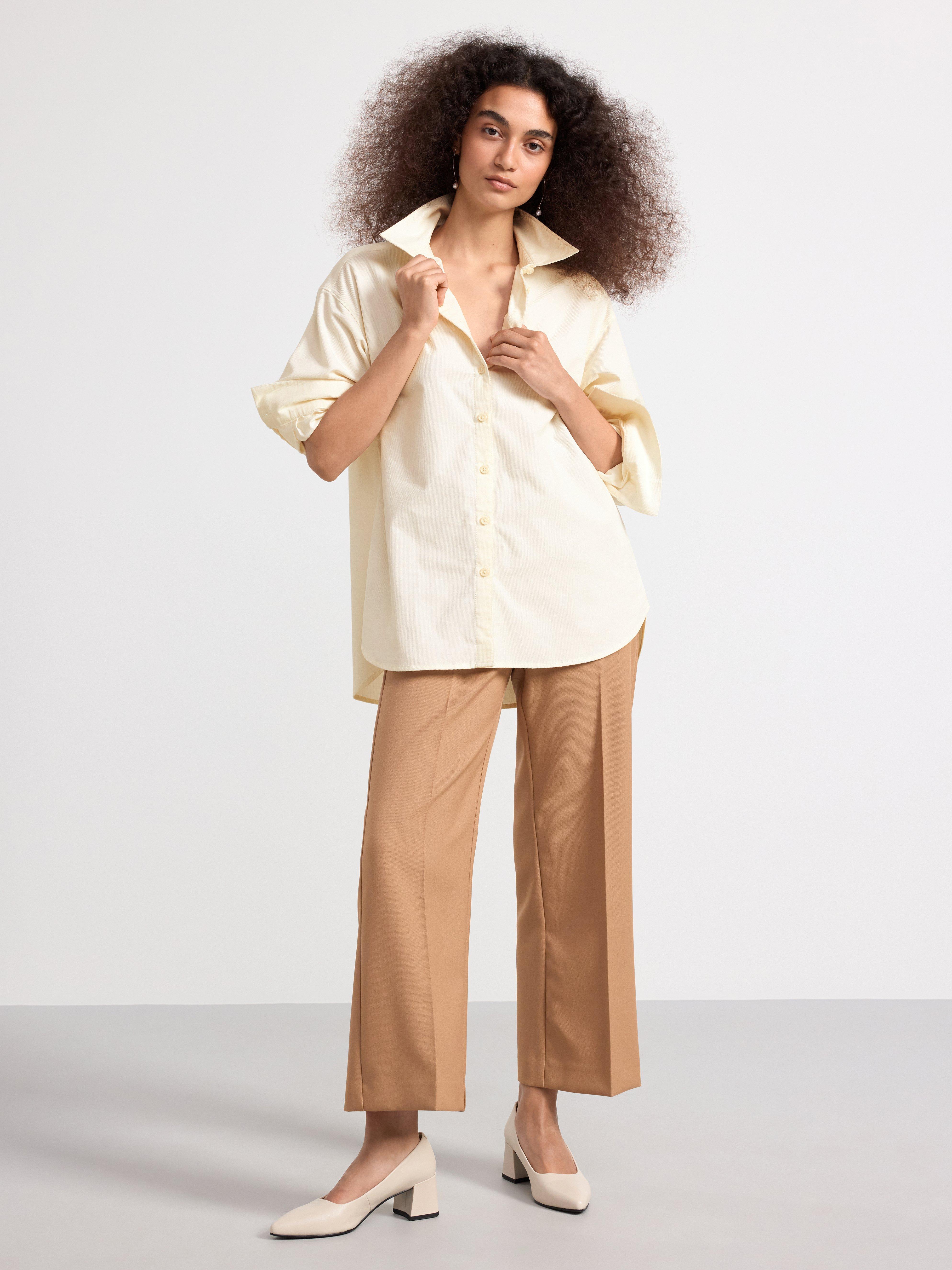 Shirt in corduroy Light Beige