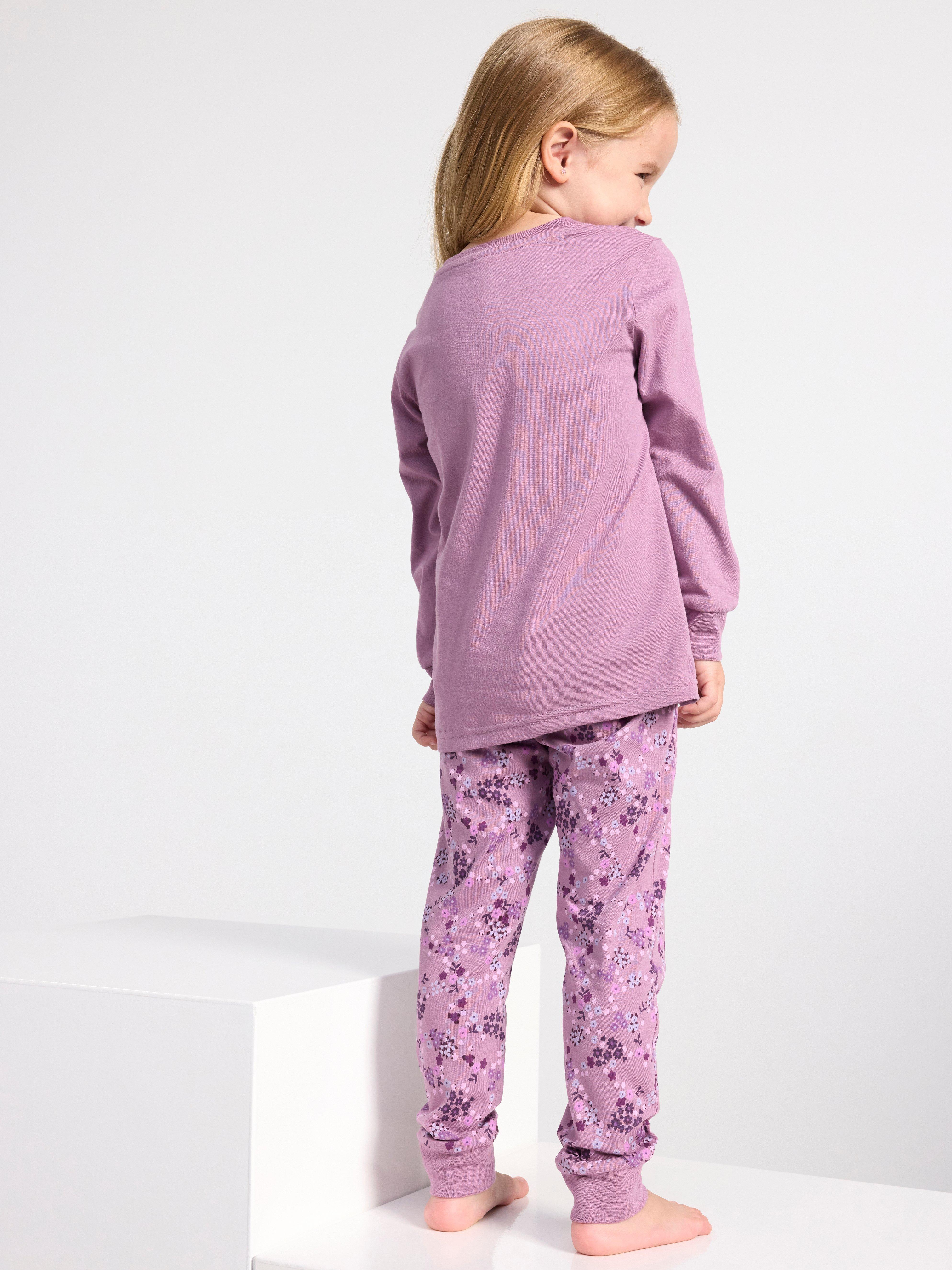 Pyjama set with print Light Dusty Lilac