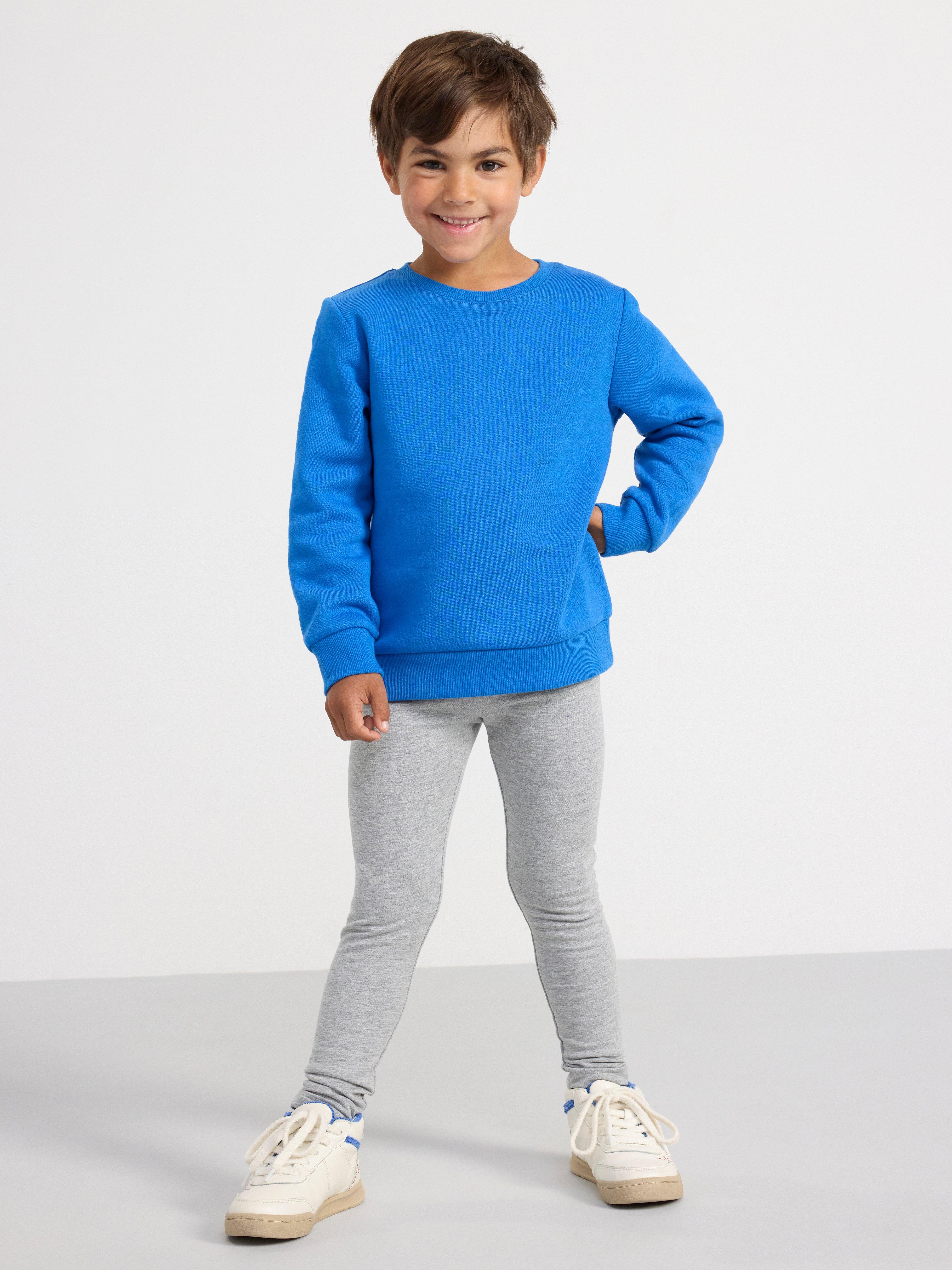 Leggings with brushed inside Grey Melange