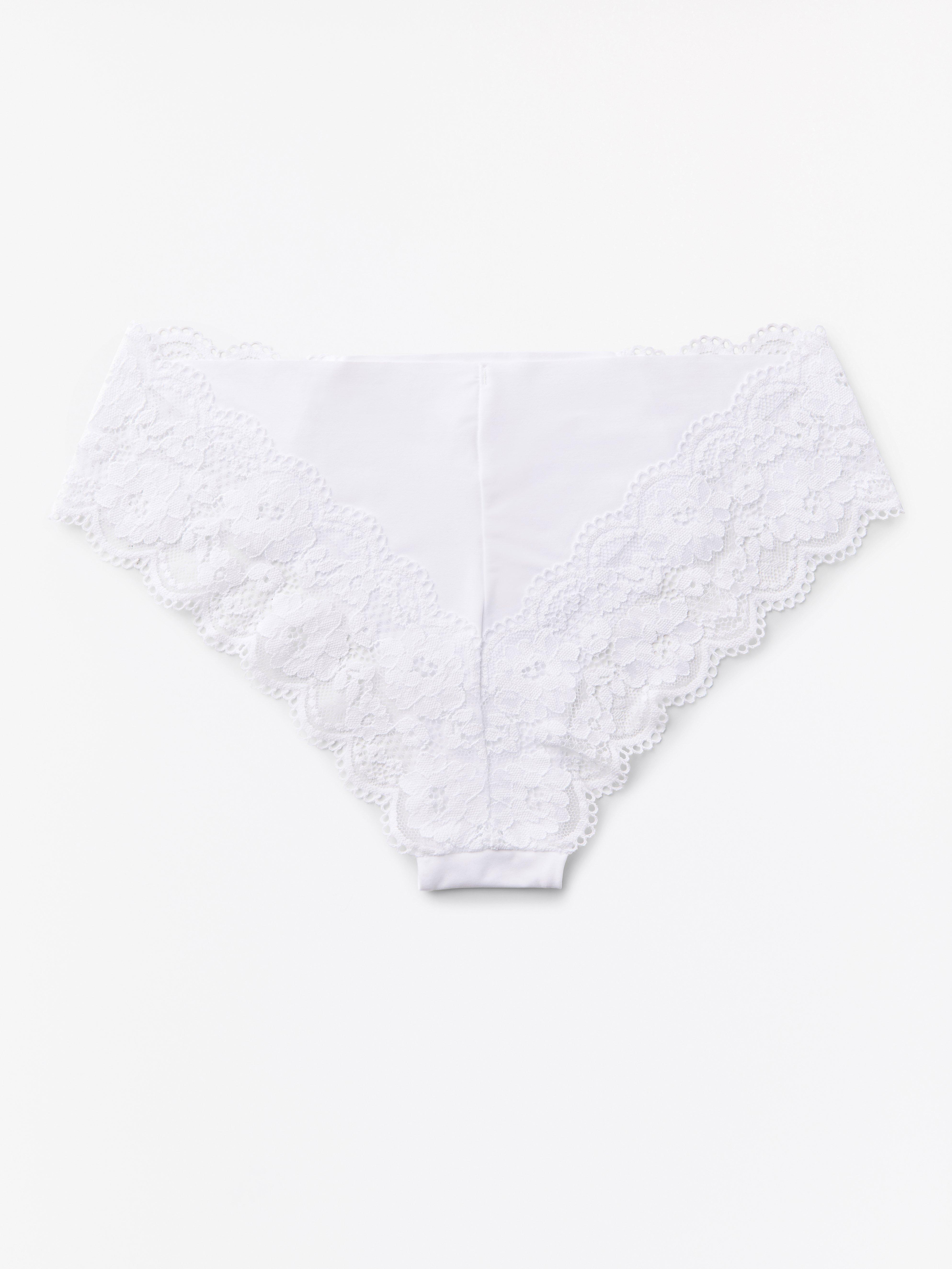 Brazilian regular briefs invisible White