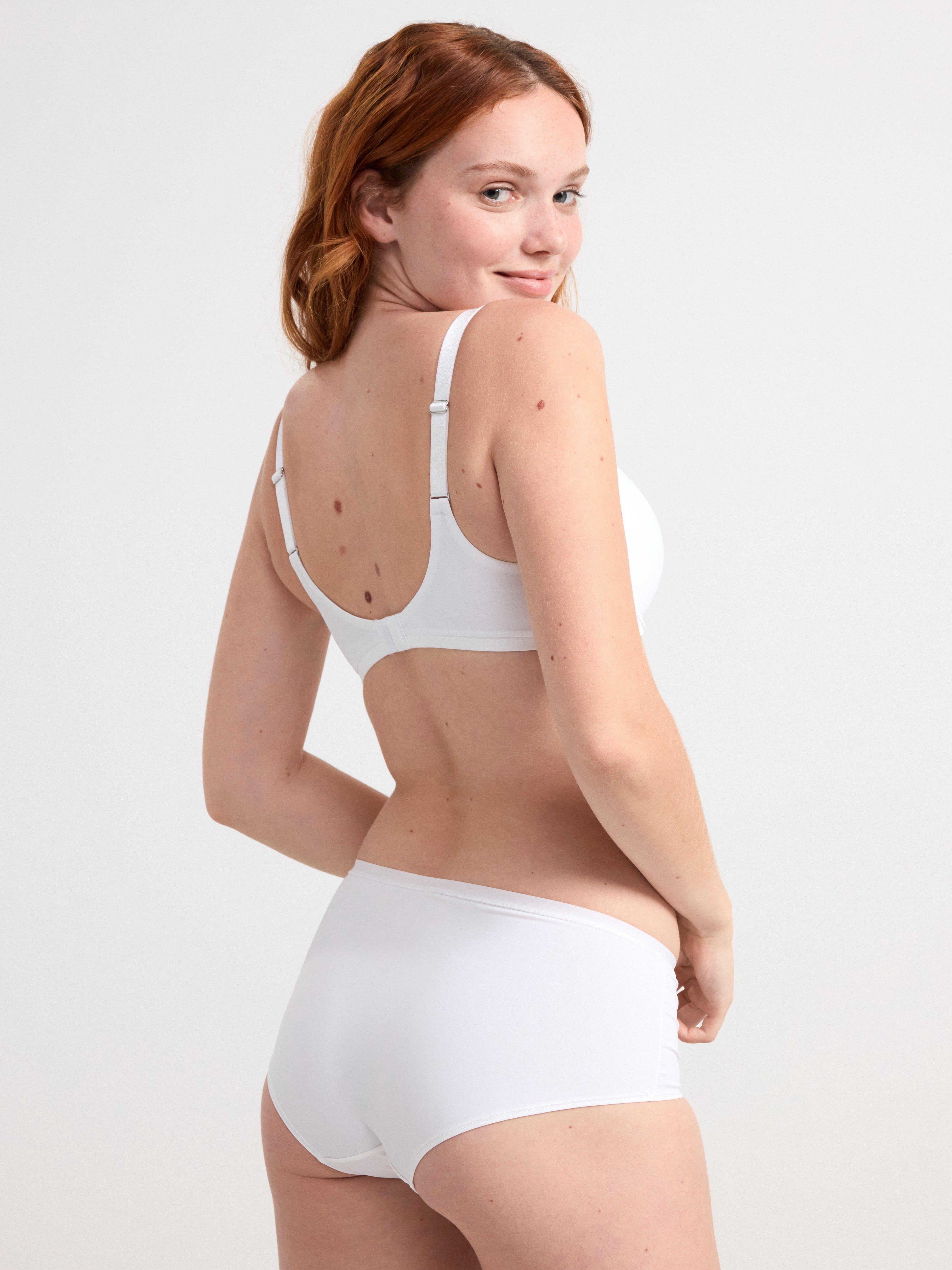 Dahlia T-shirt Bra White