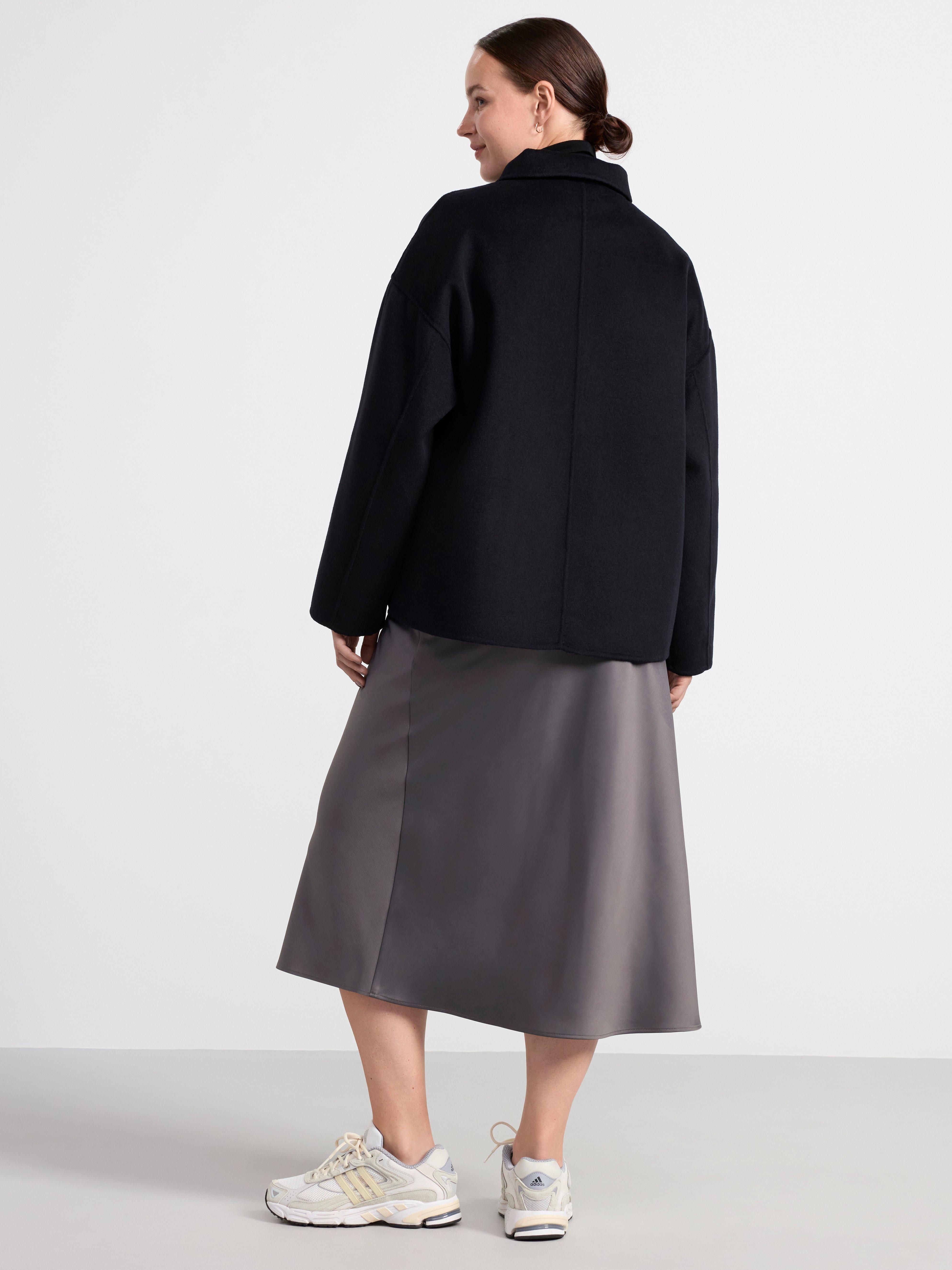 Jacket in wool blend Black