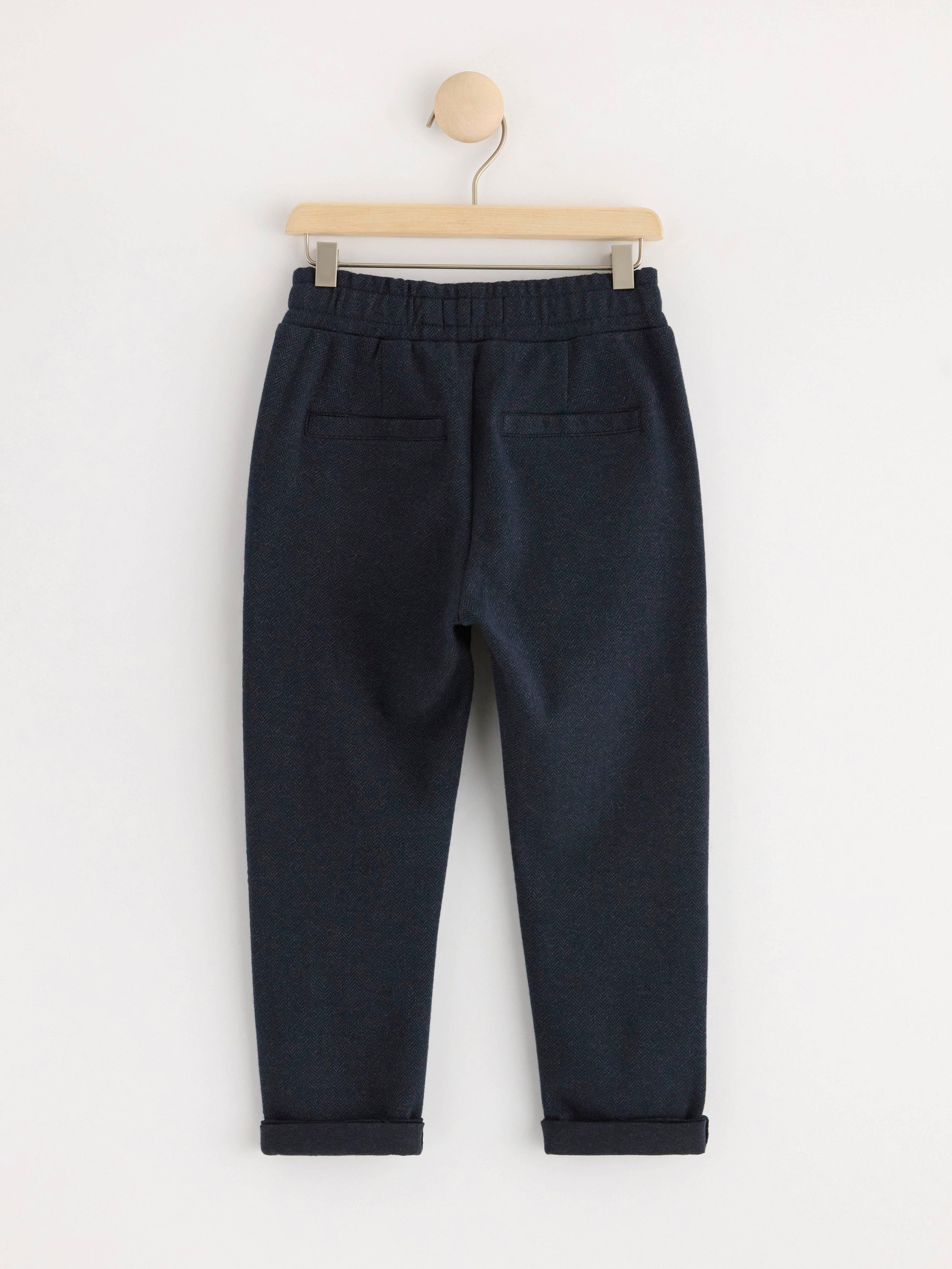 Trousers in jersey Dark Navy