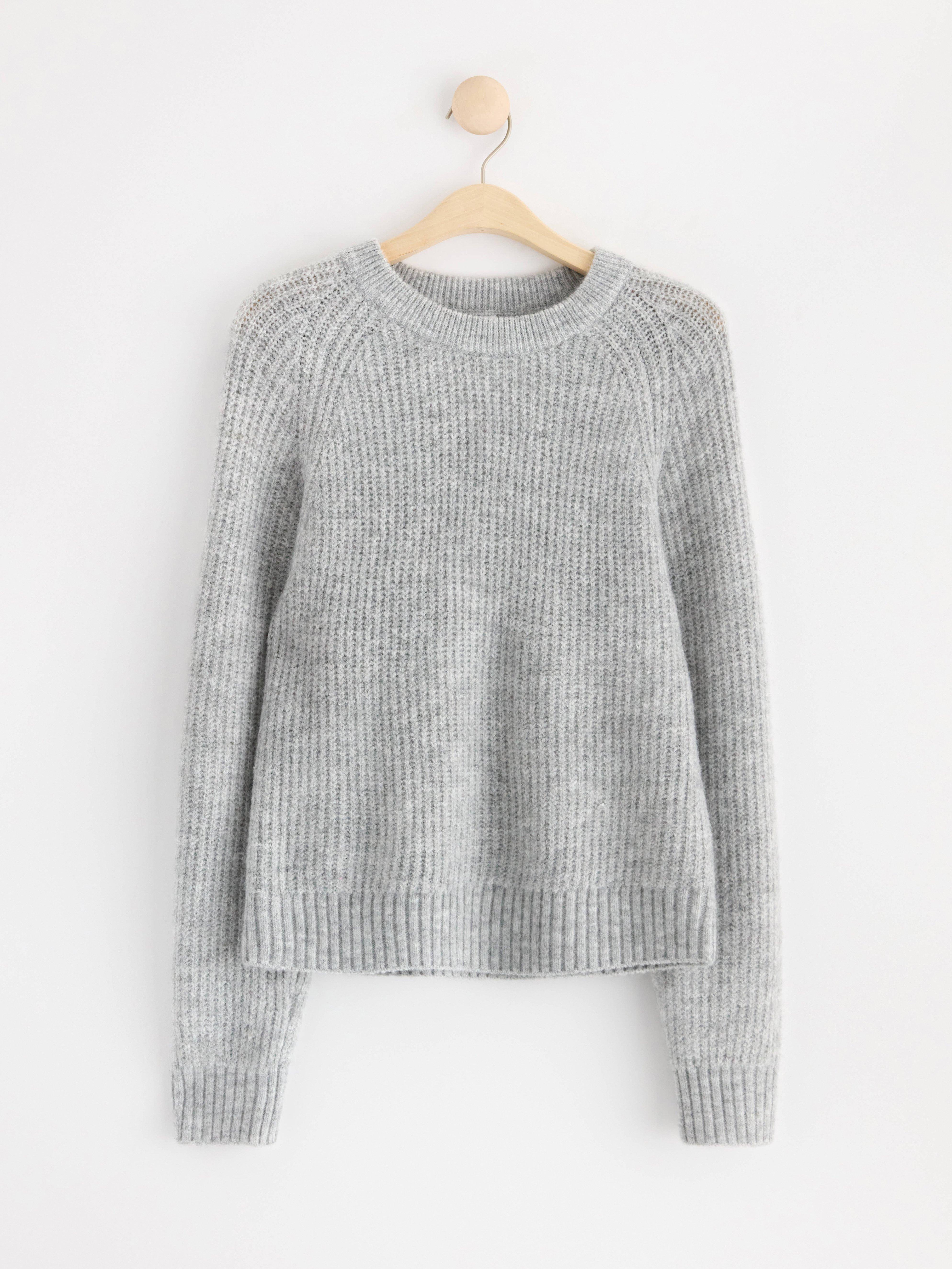 Knitted jumper Grey Melange