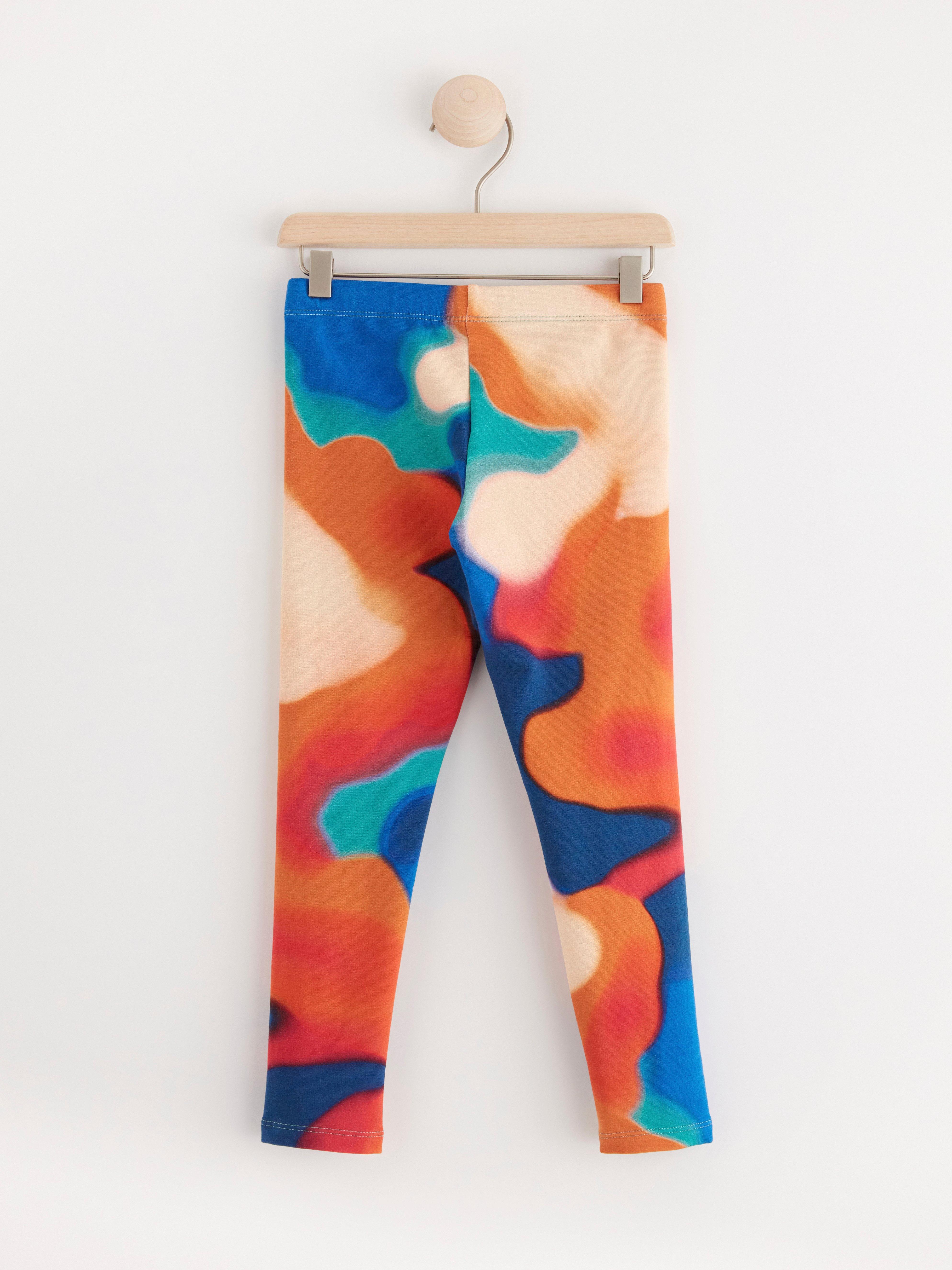 Leggings with brushed inside Light Dusty White