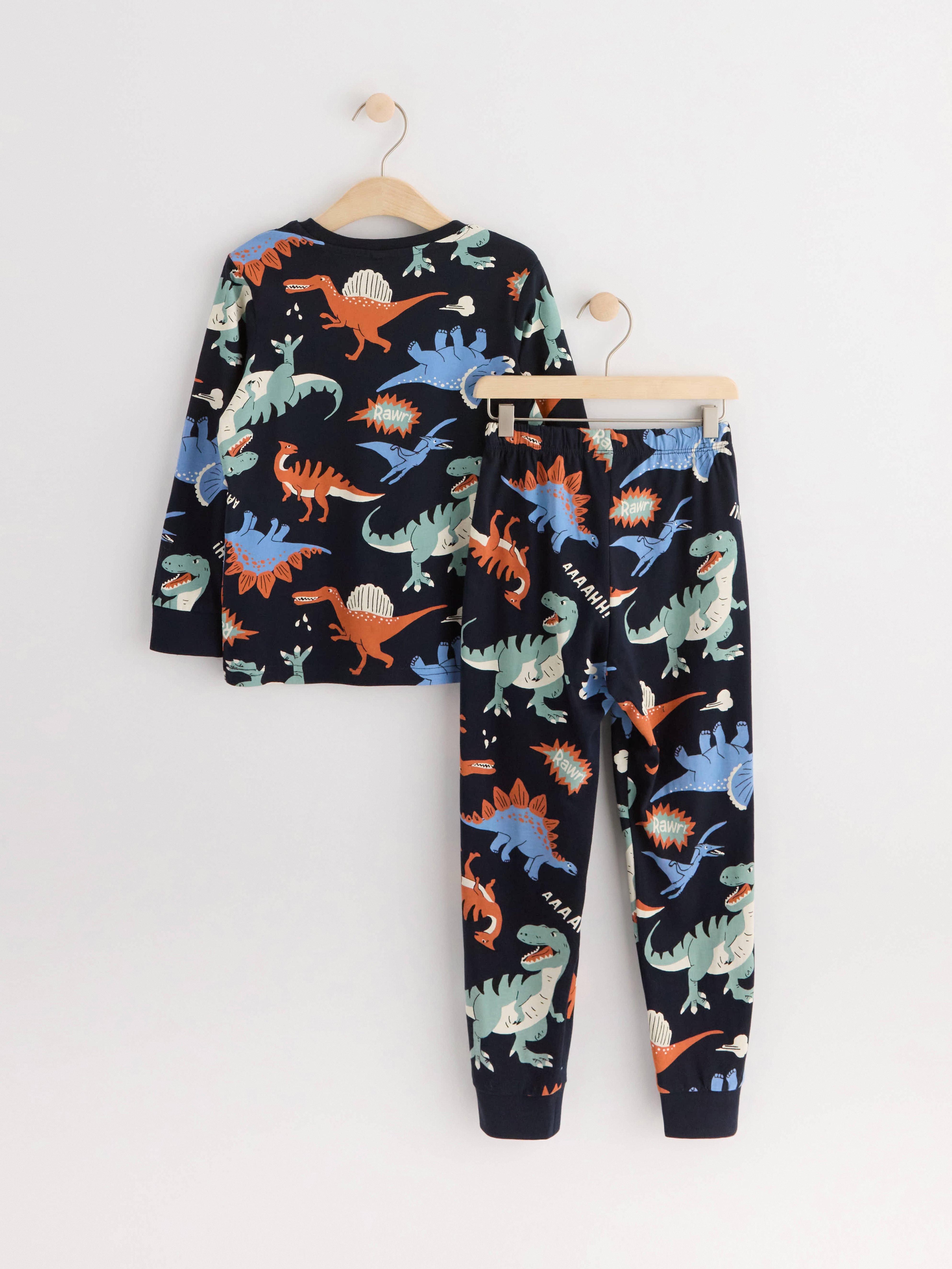 Pyjama set with top and trousers Dark Navy