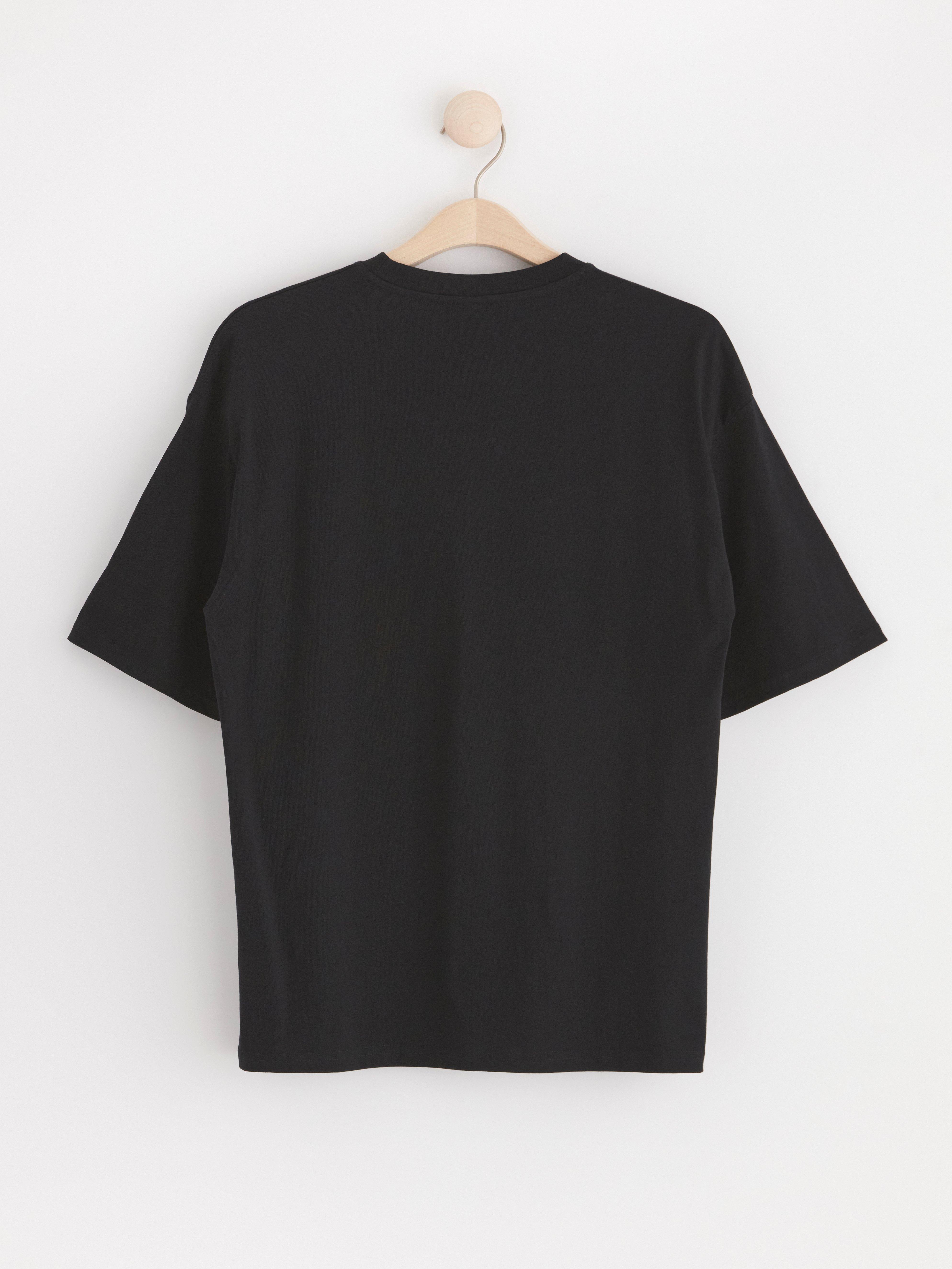 T-shirt with print Black