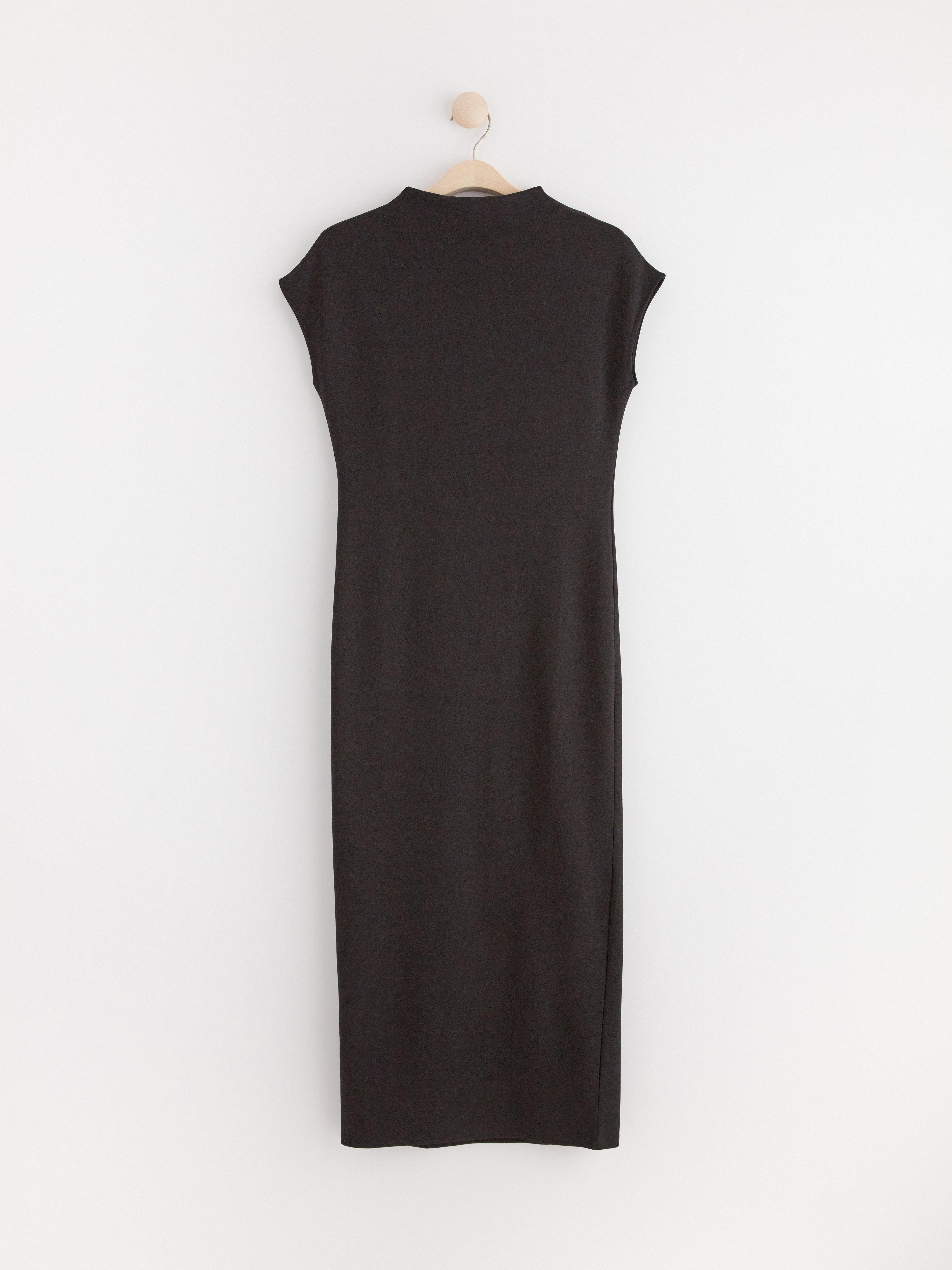Maxi dress in jersey Black