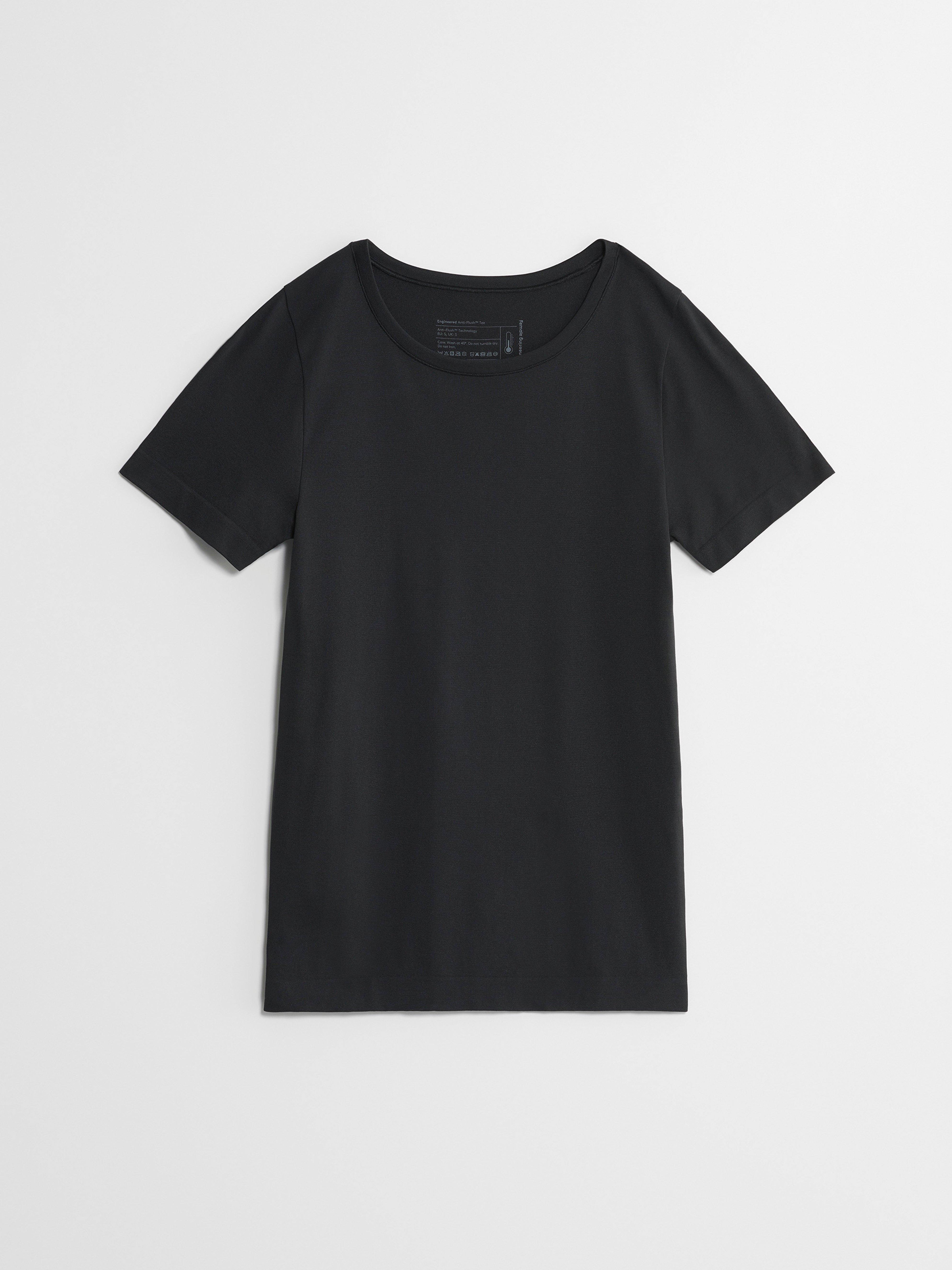 Engineered Anti-flush™️ Tee Black