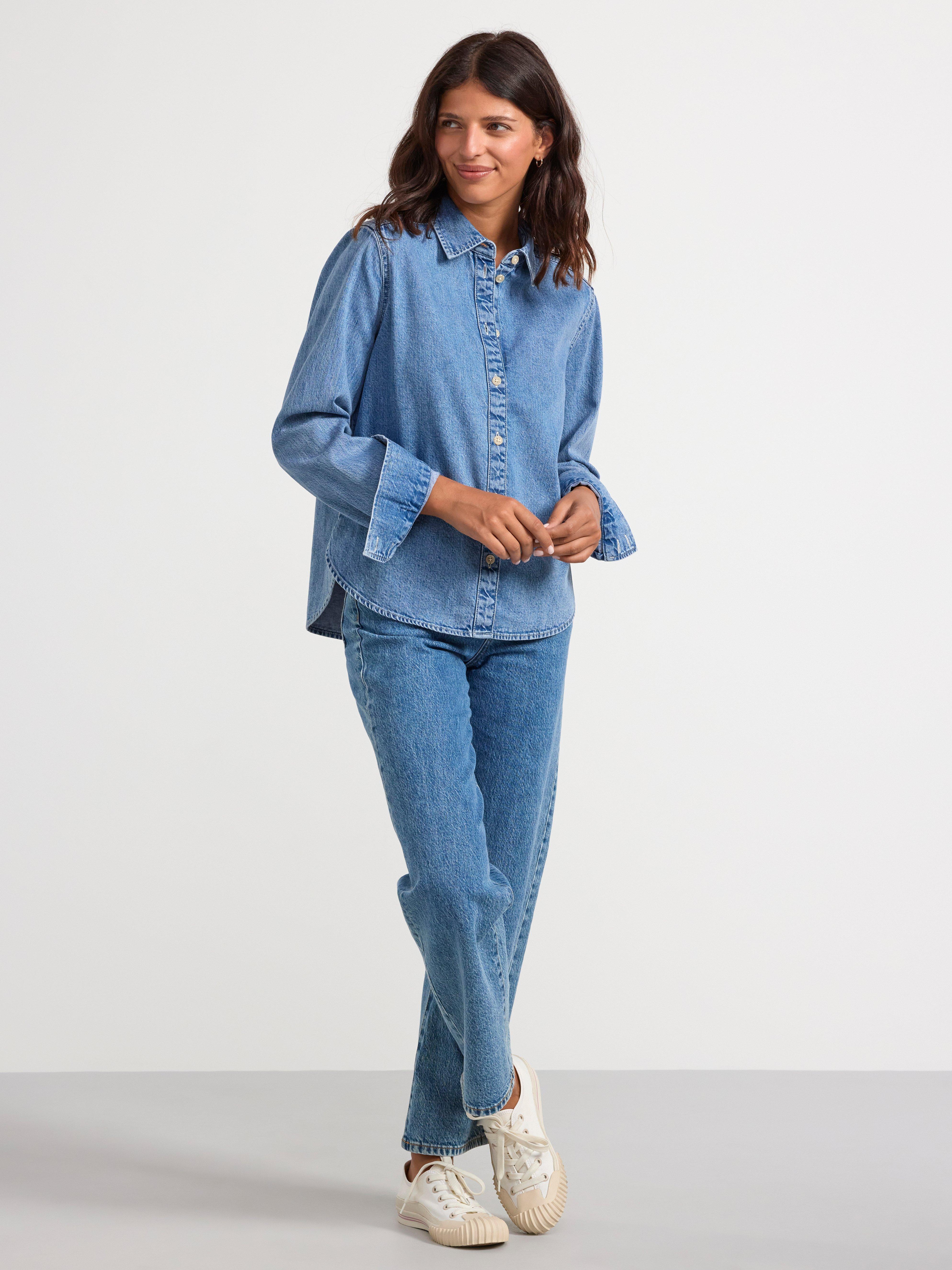 Denim shirt blue