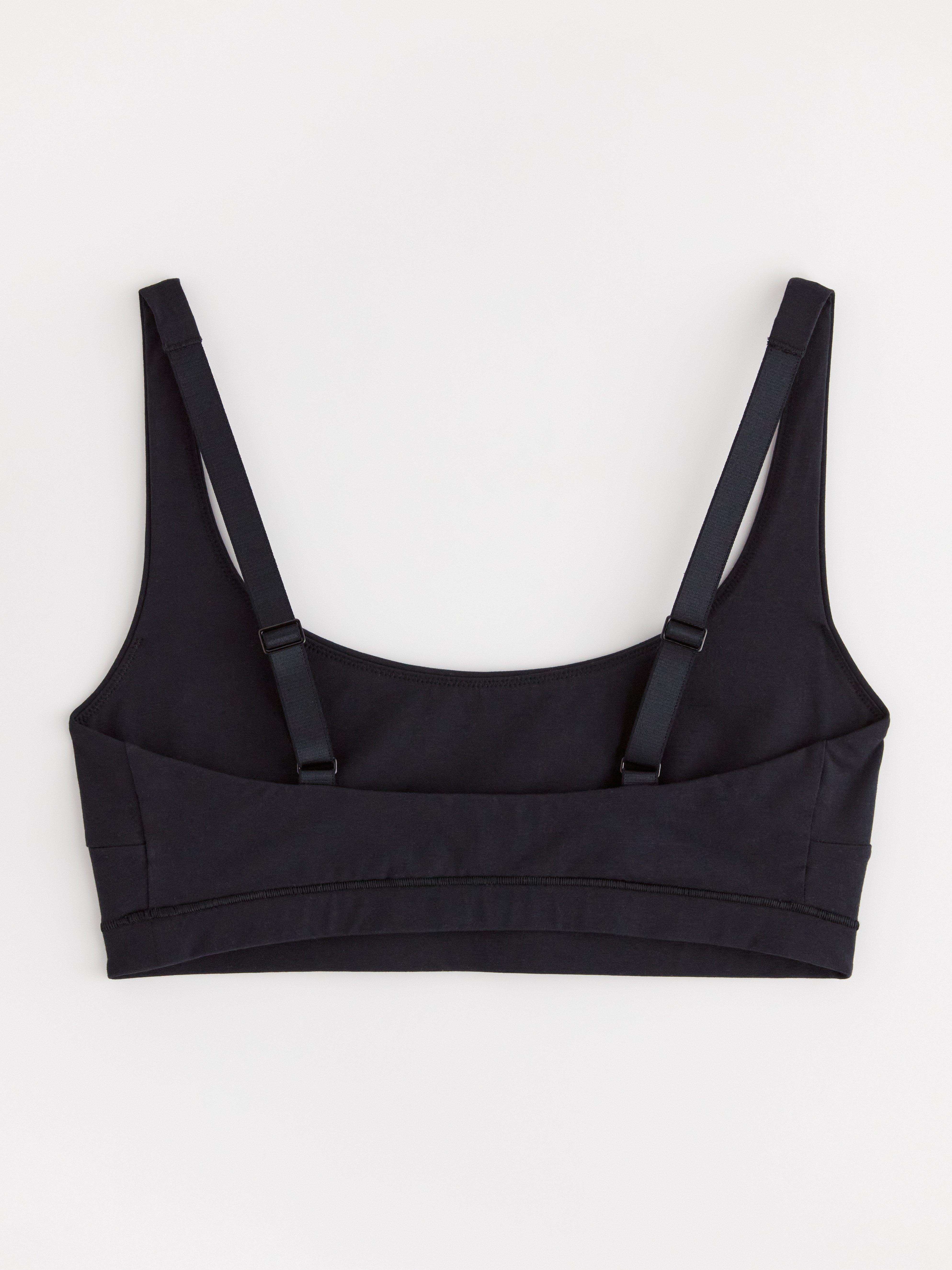 Female Engineering - Pima Cotton Bralette Black