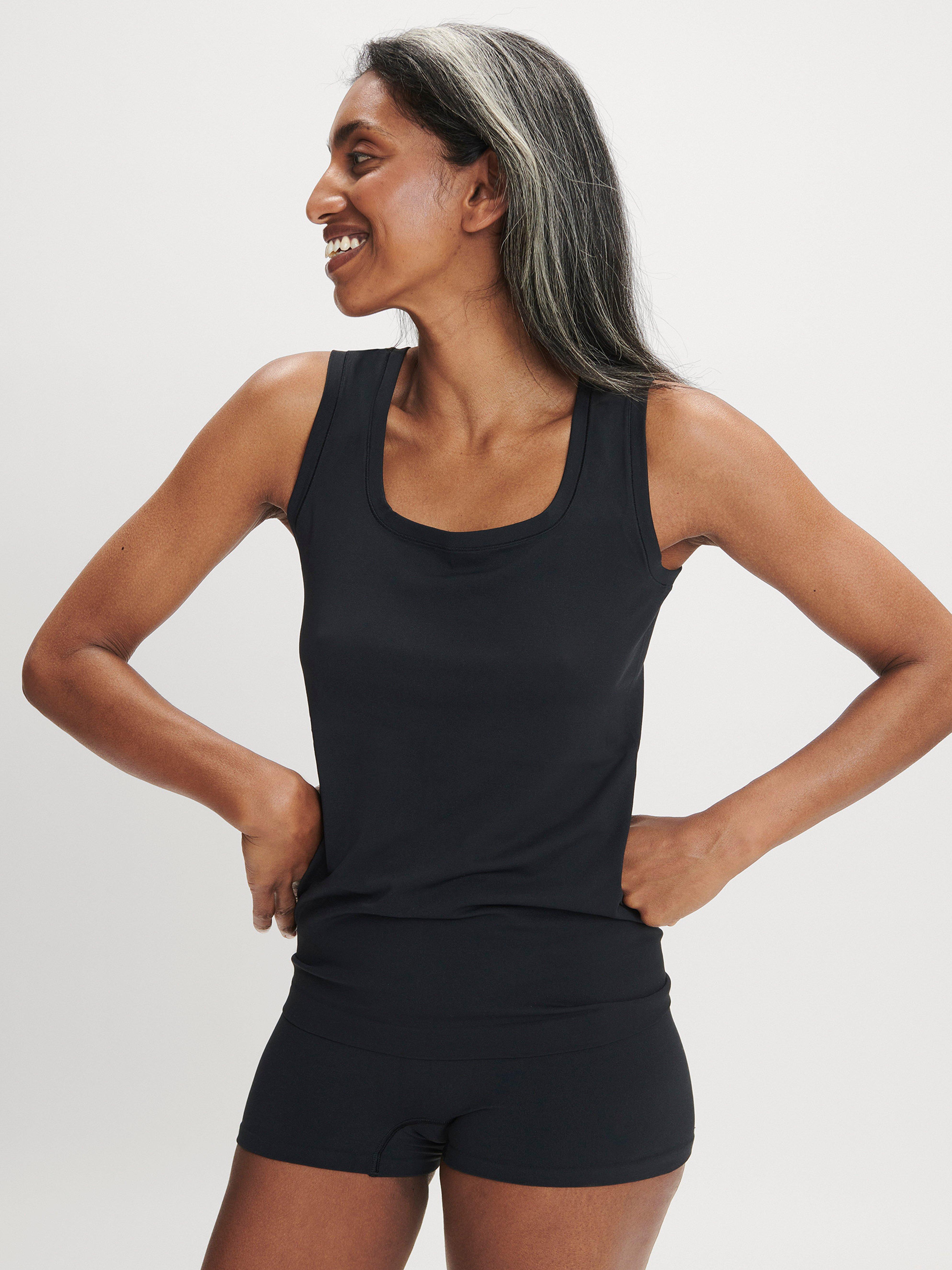 Engineered Anti-flush™️ Tank Top Black