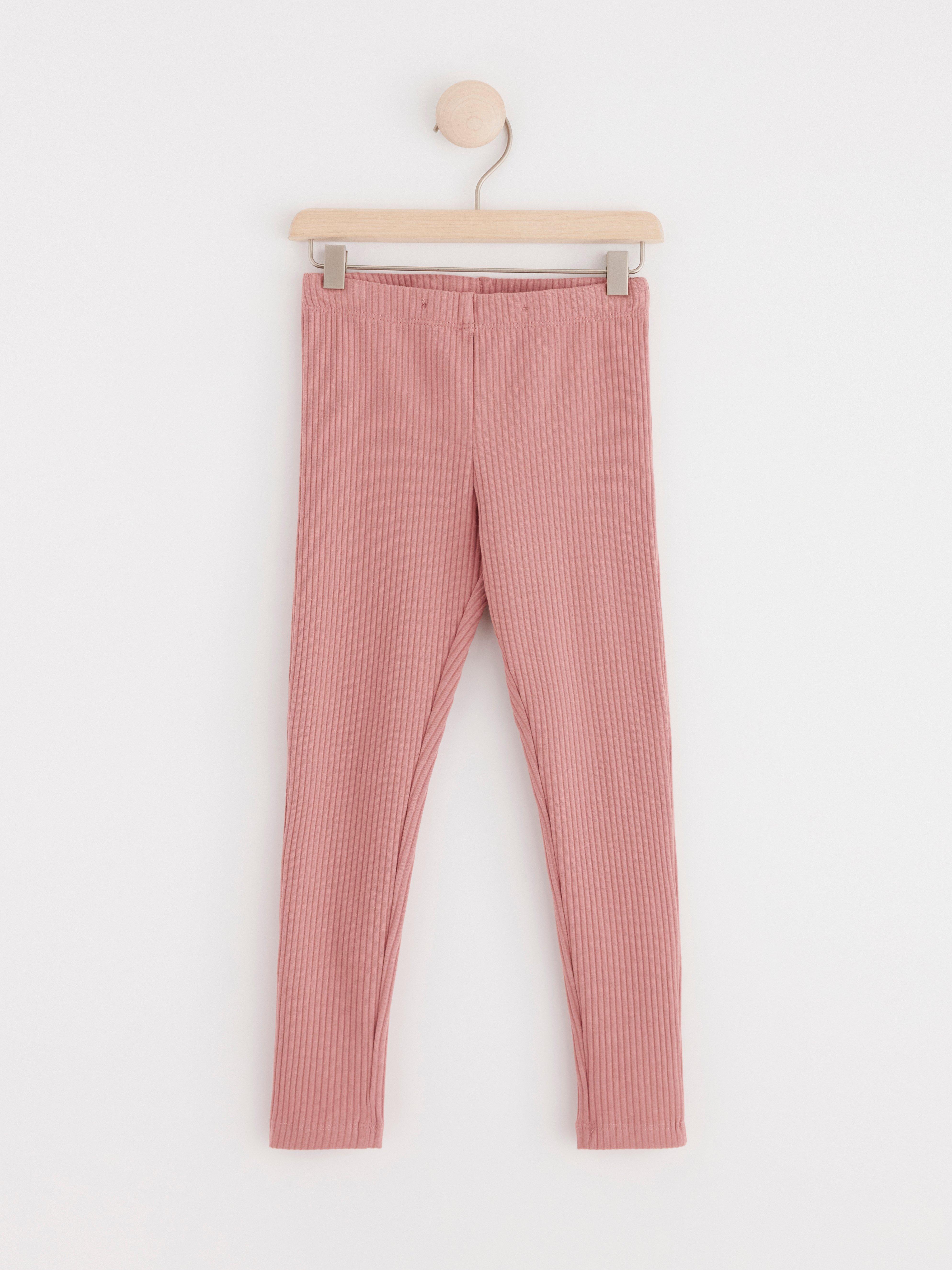 Leggings ribbed Dusty Pink