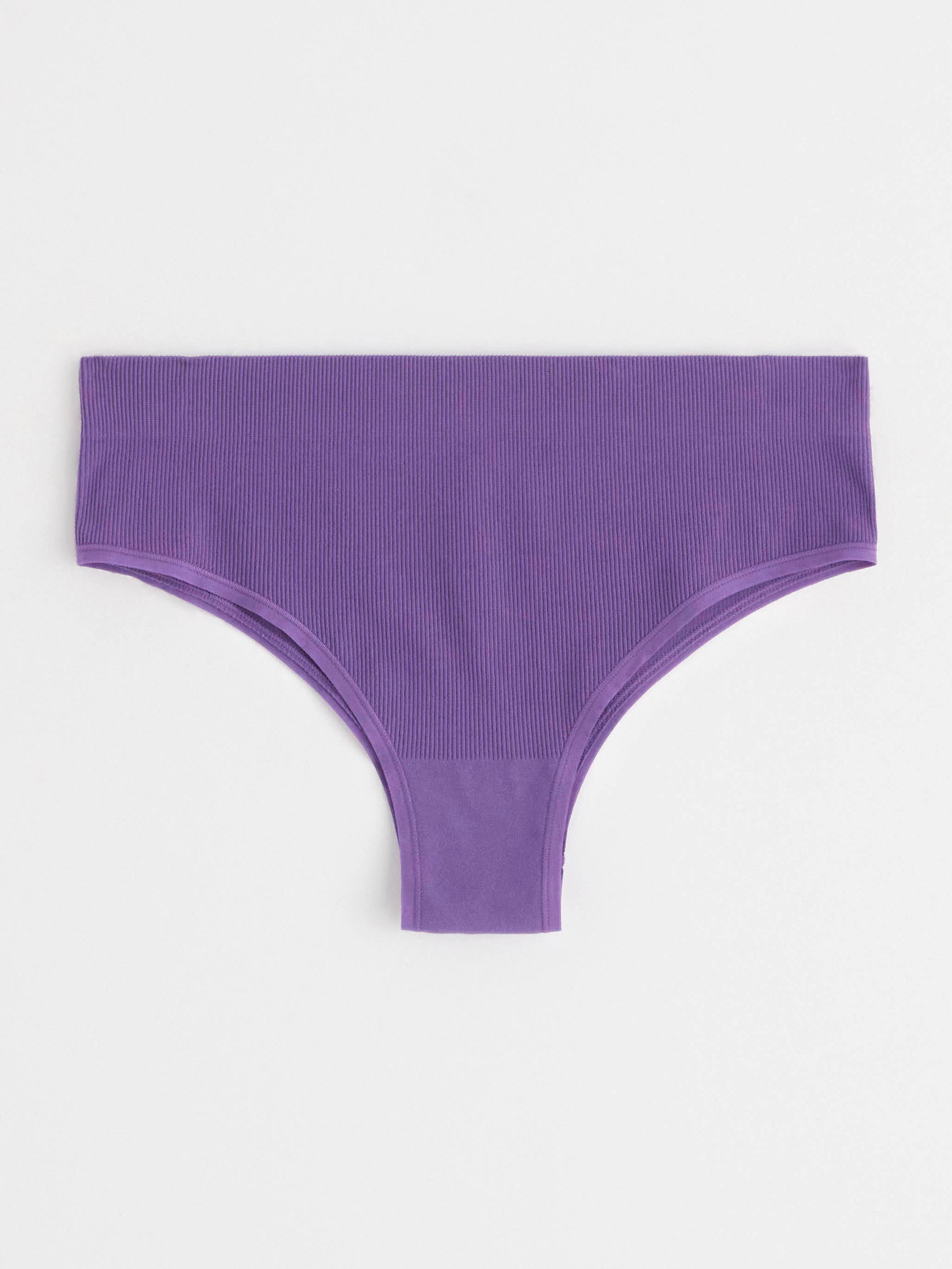 Brazilian high waist seamless briefs Lilac