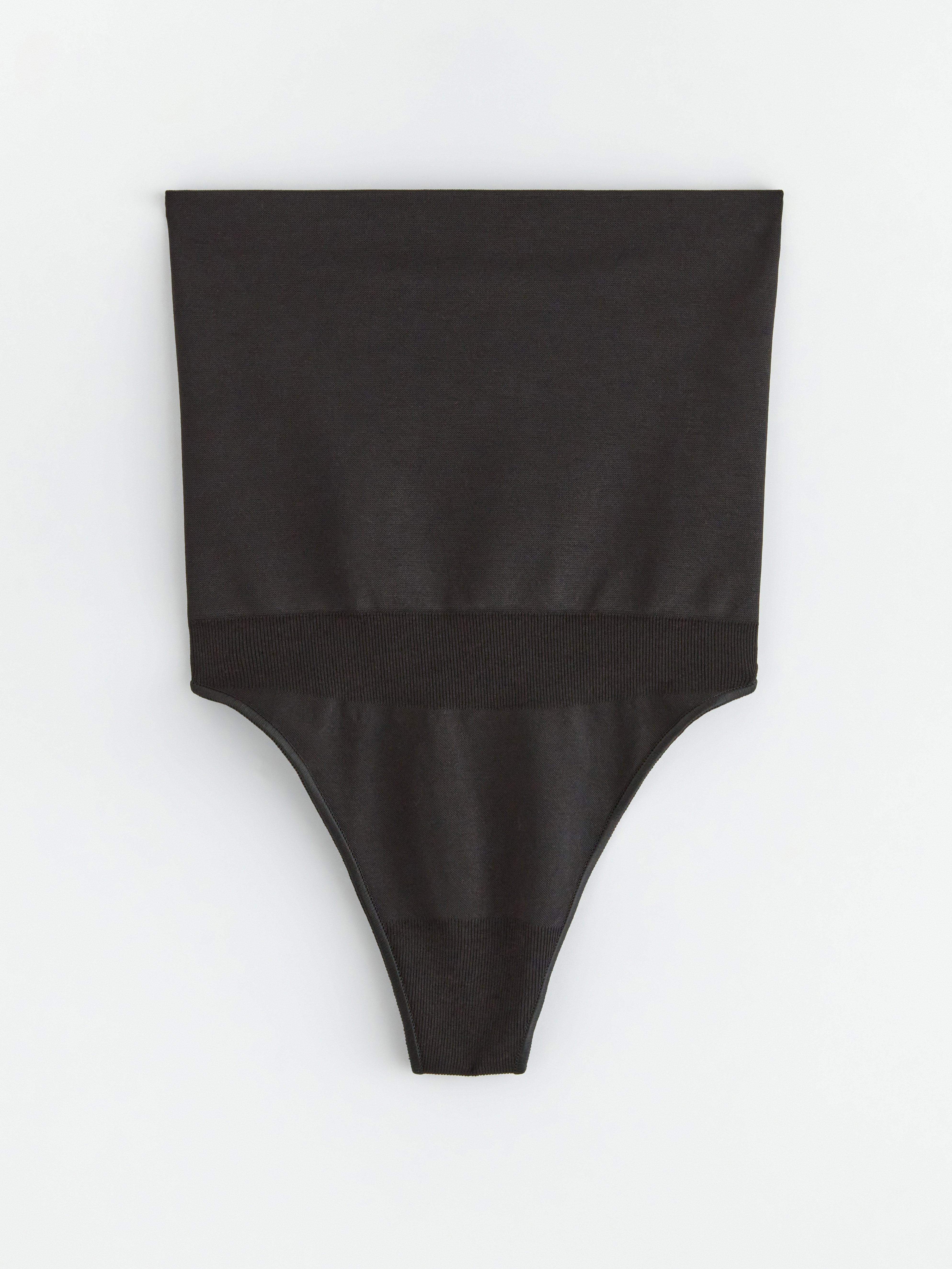 Zonal support shaping thong Black