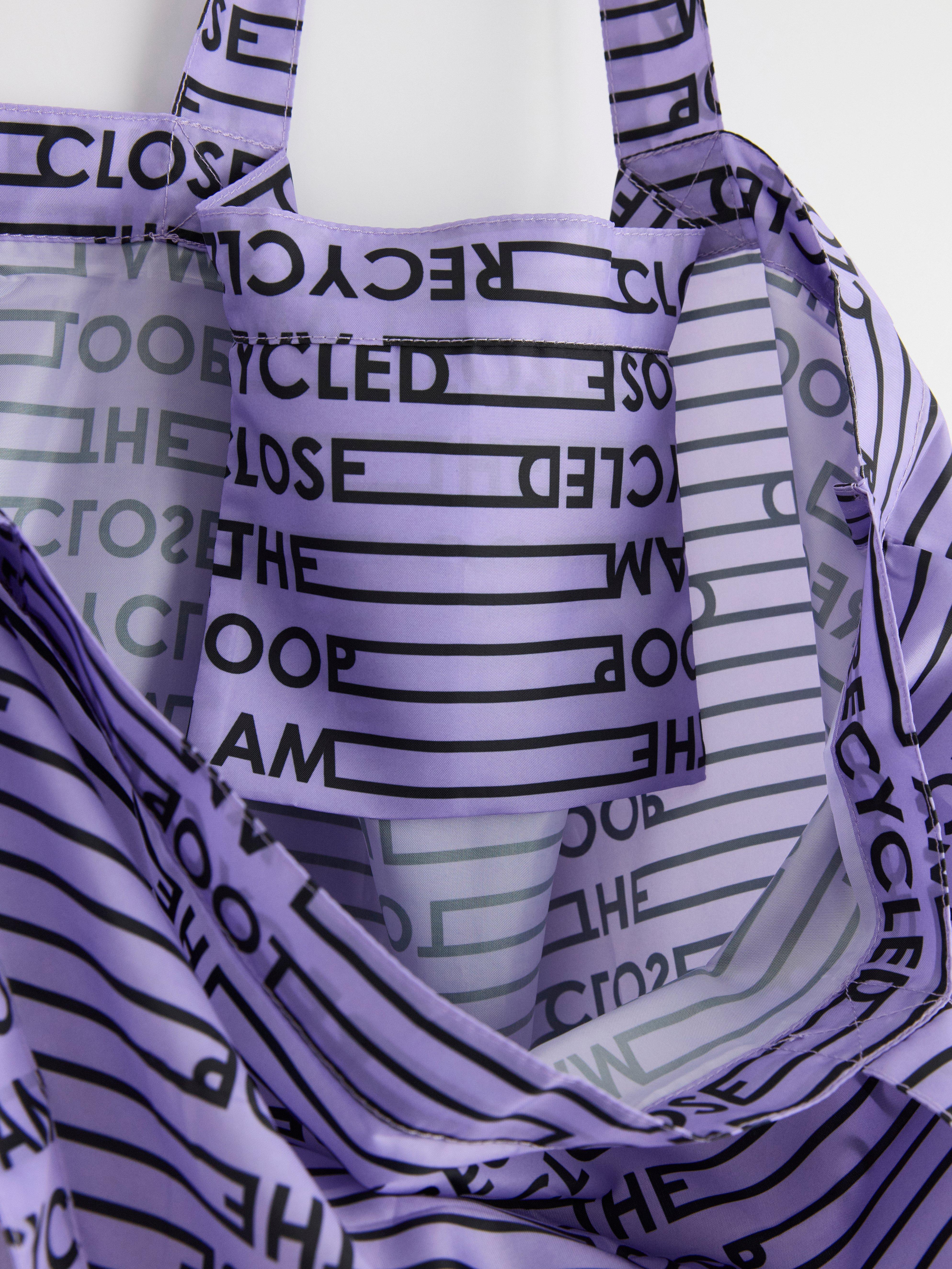 Foldable shopper Lilac