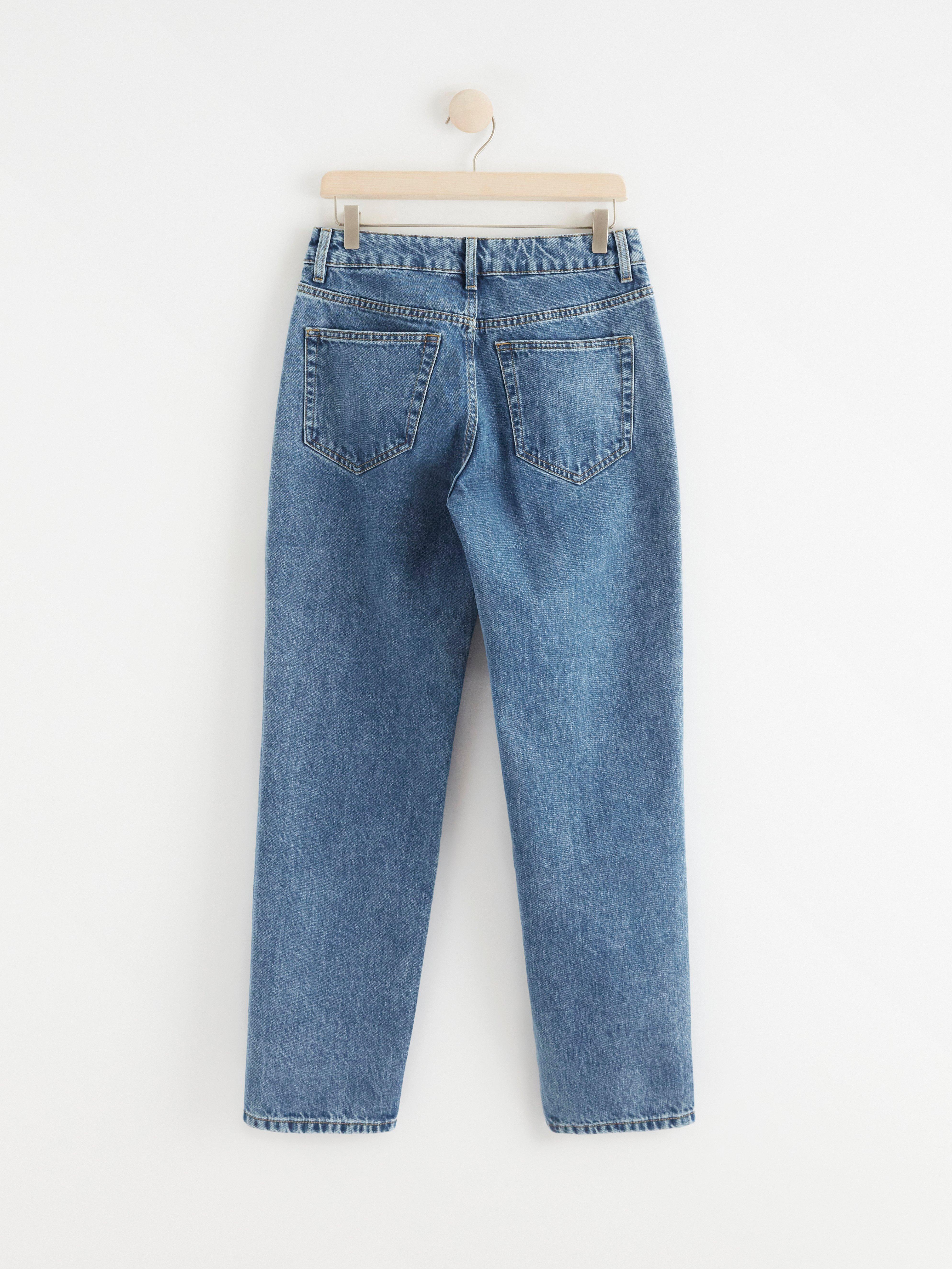 BIM Low waist straight jeans Denim blue