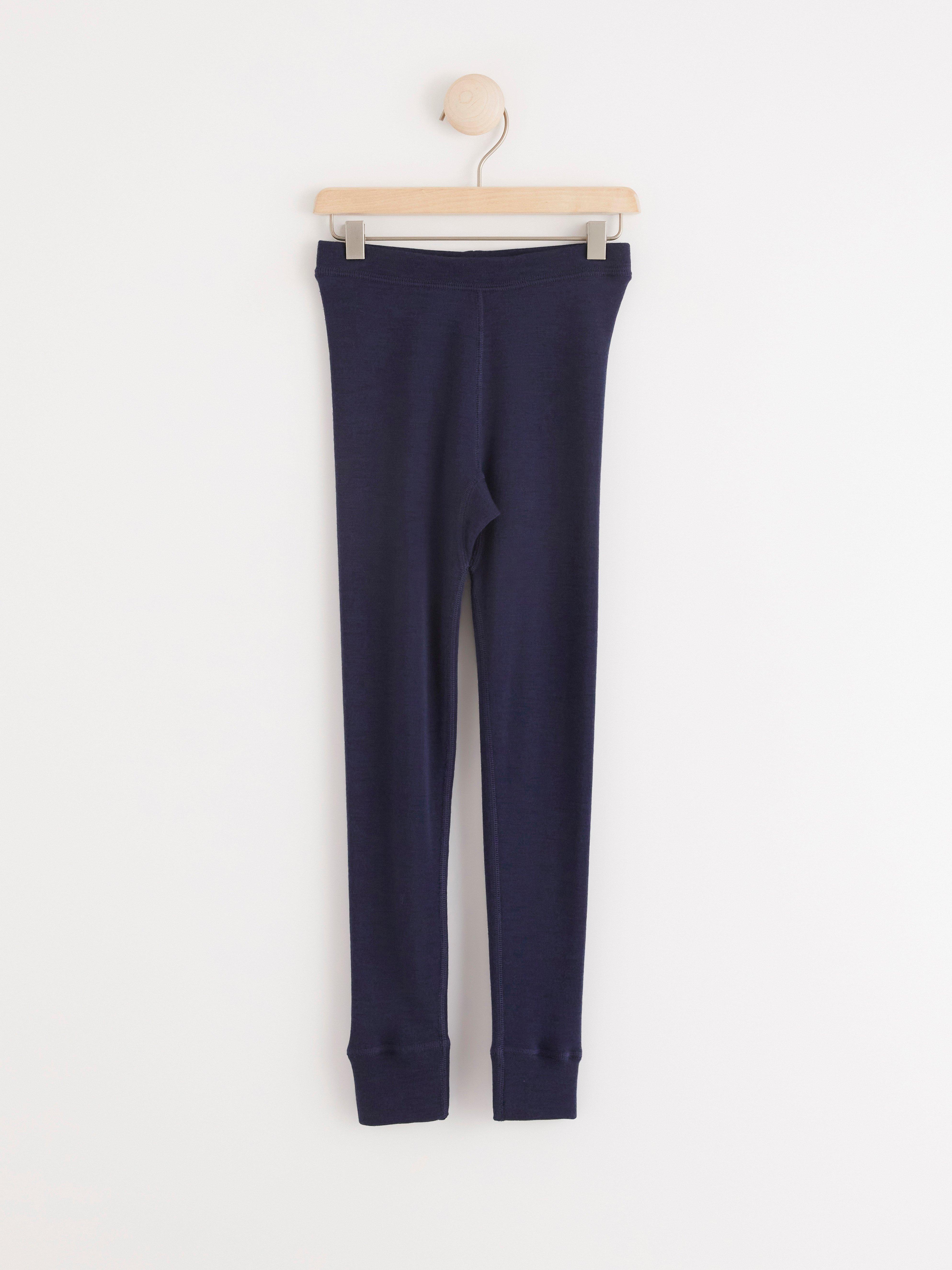 FIX Merino wool long johns Navy