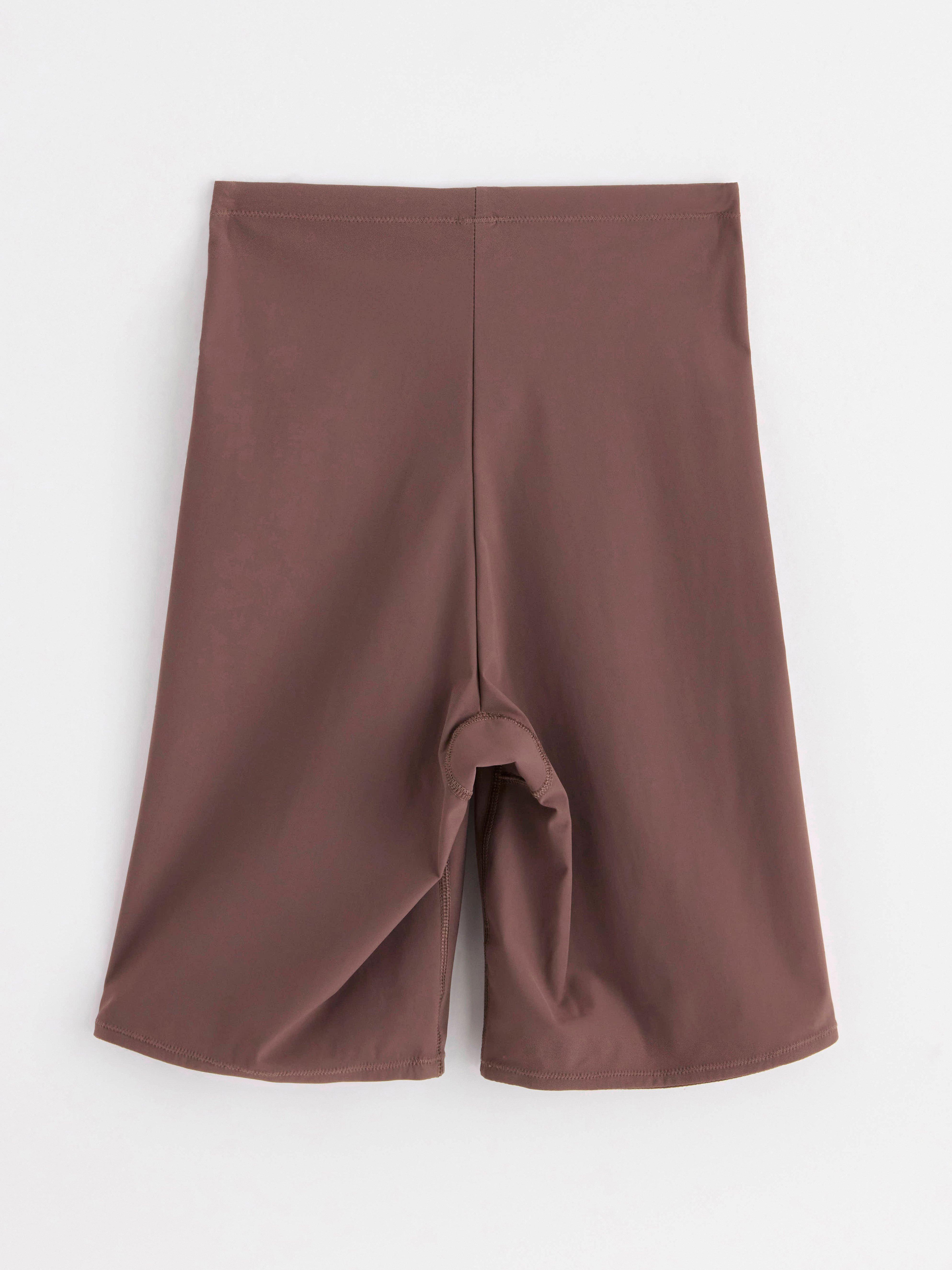 Medium support shaping biker Dark Dusty Brown