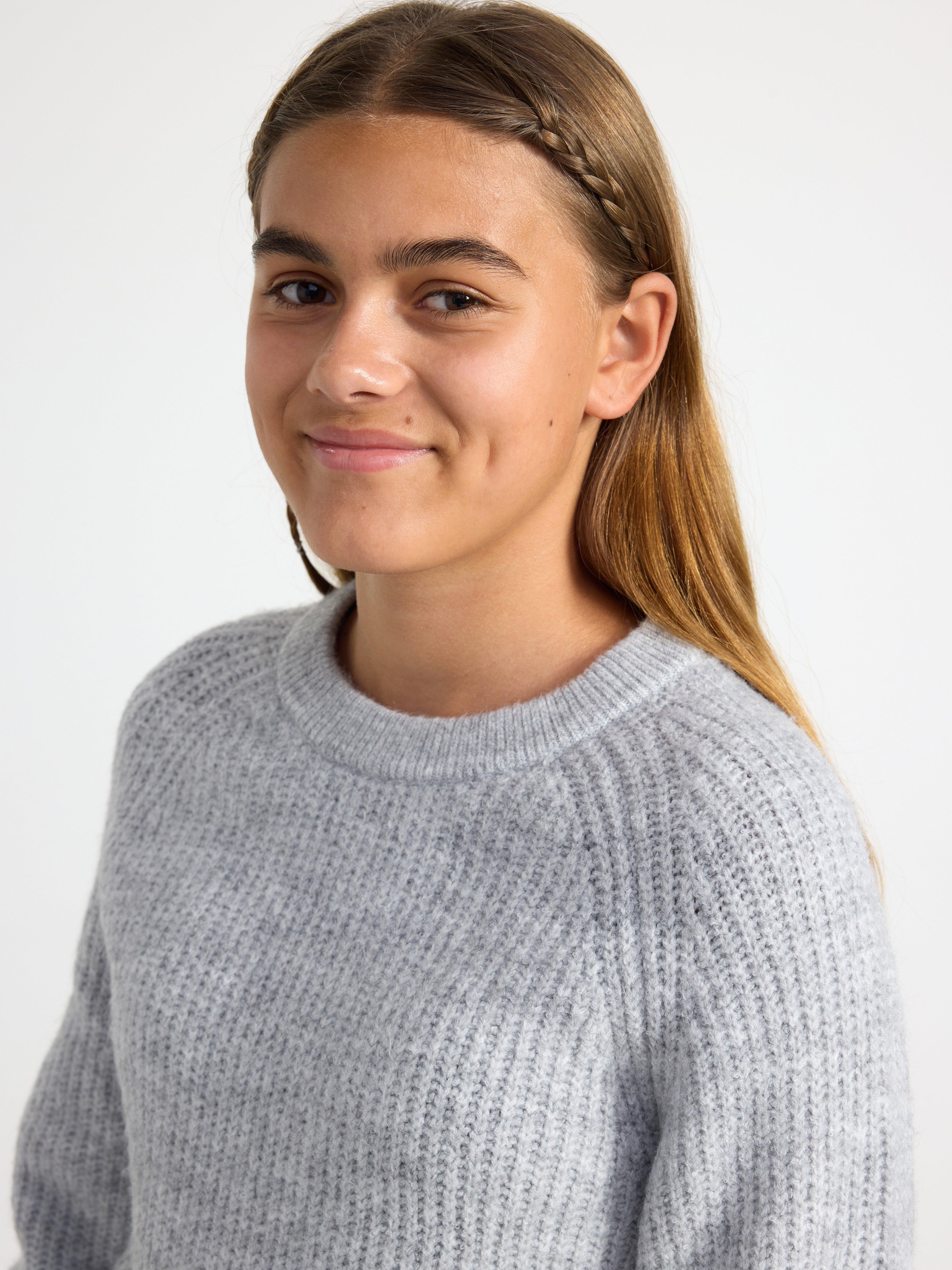 Knitted jumper Grey Melange