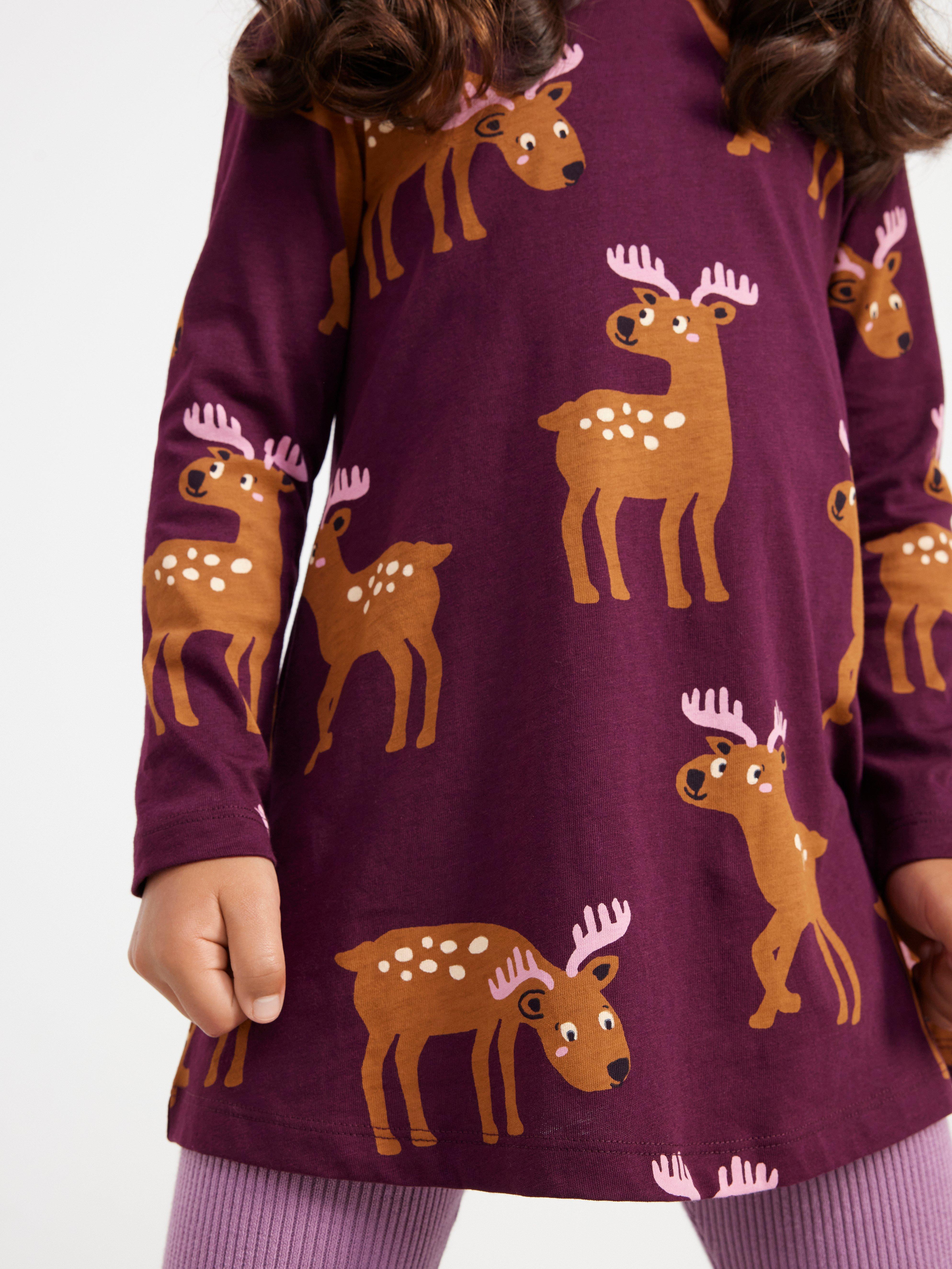 Tunic with pattern Dark Lilac