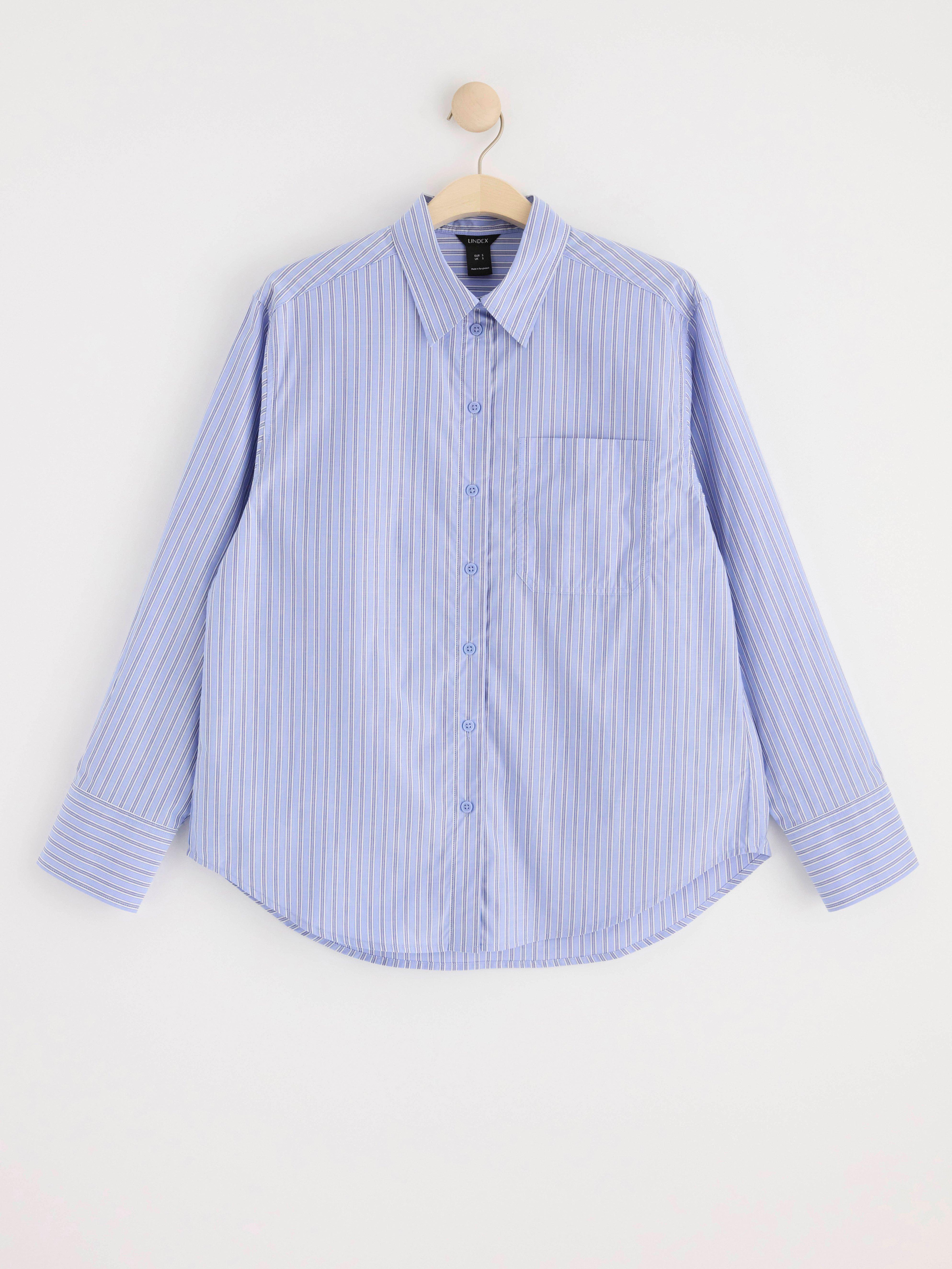 Long sleeve shirt blue