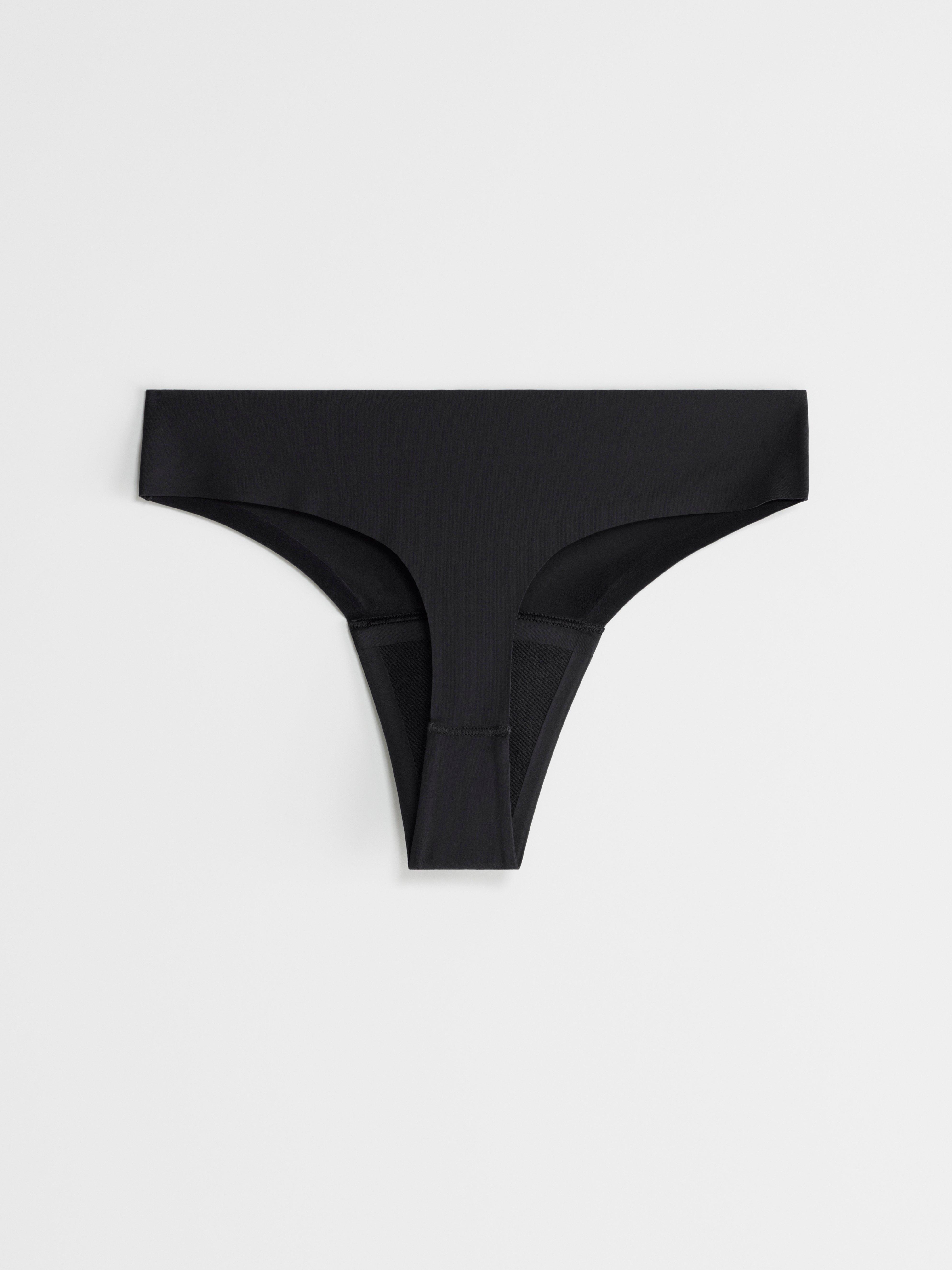 Engineered Thong Period Proof - Period Panty Light Absorbency Black
