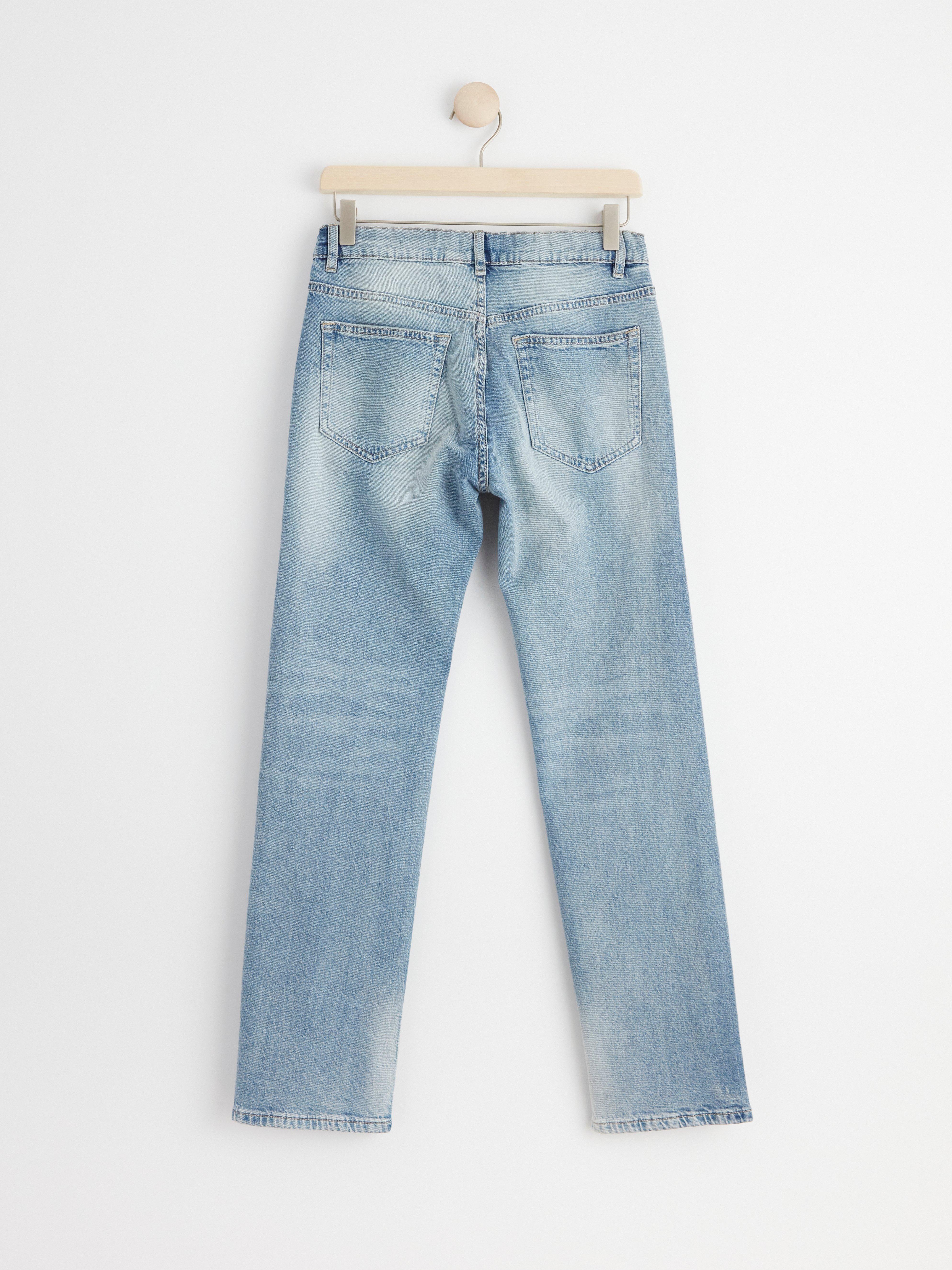 STAFFAN Straight regular waist jeans Light denim