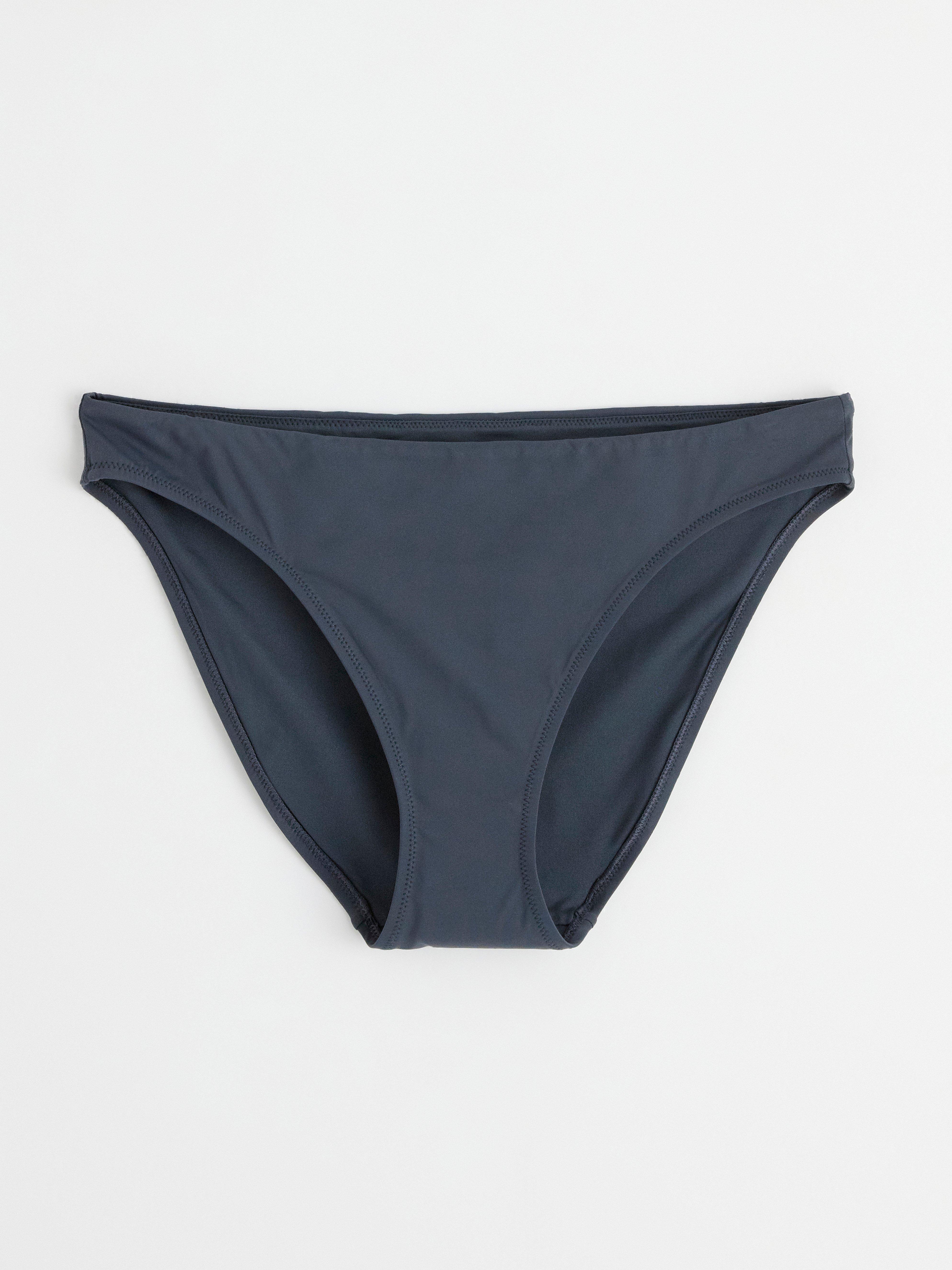 Regular waist bikini bottom Dark Blue