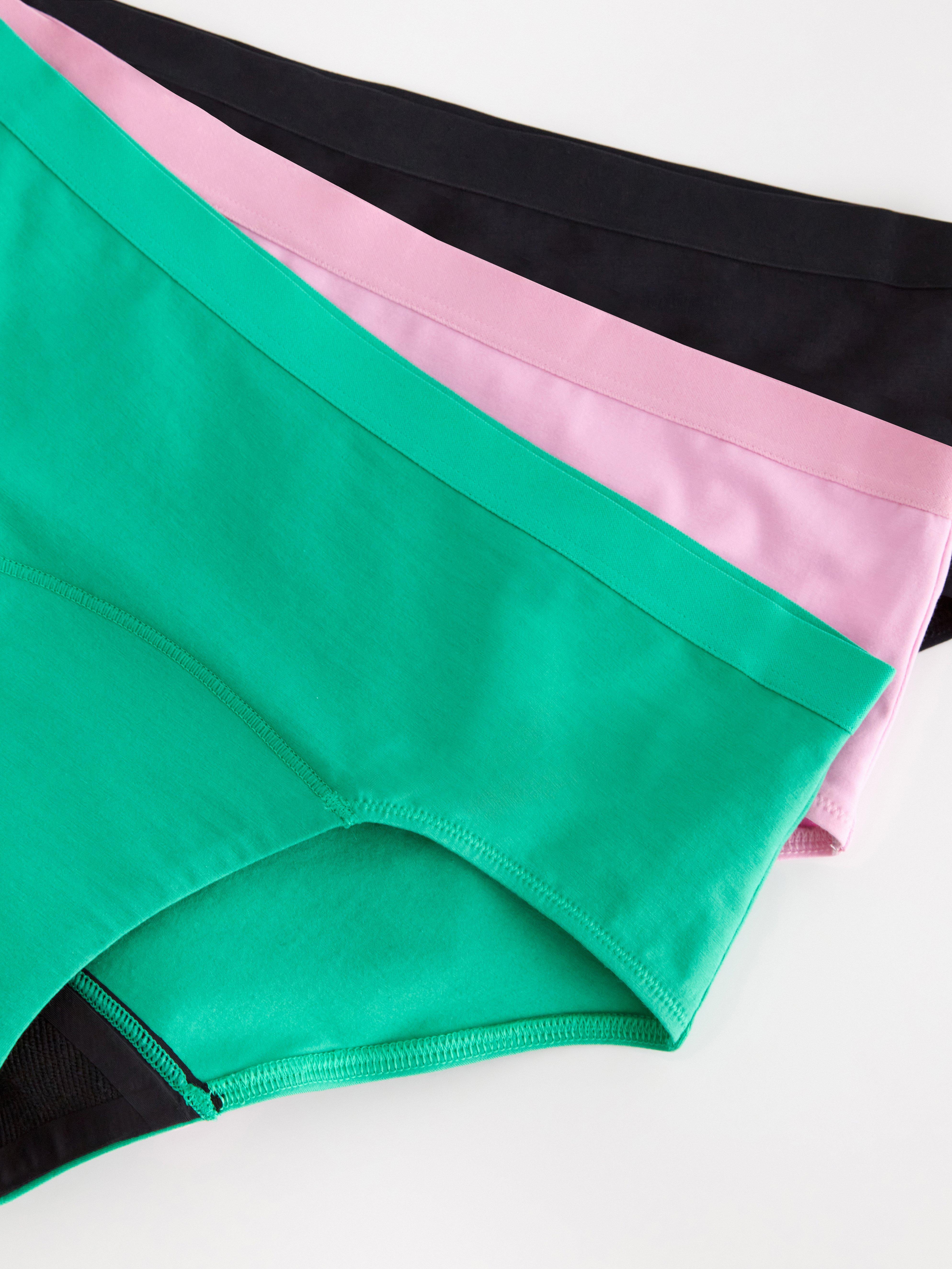 Engineered Teens Period Proof X 3 - Period Panty Mid-High Absorbency Green