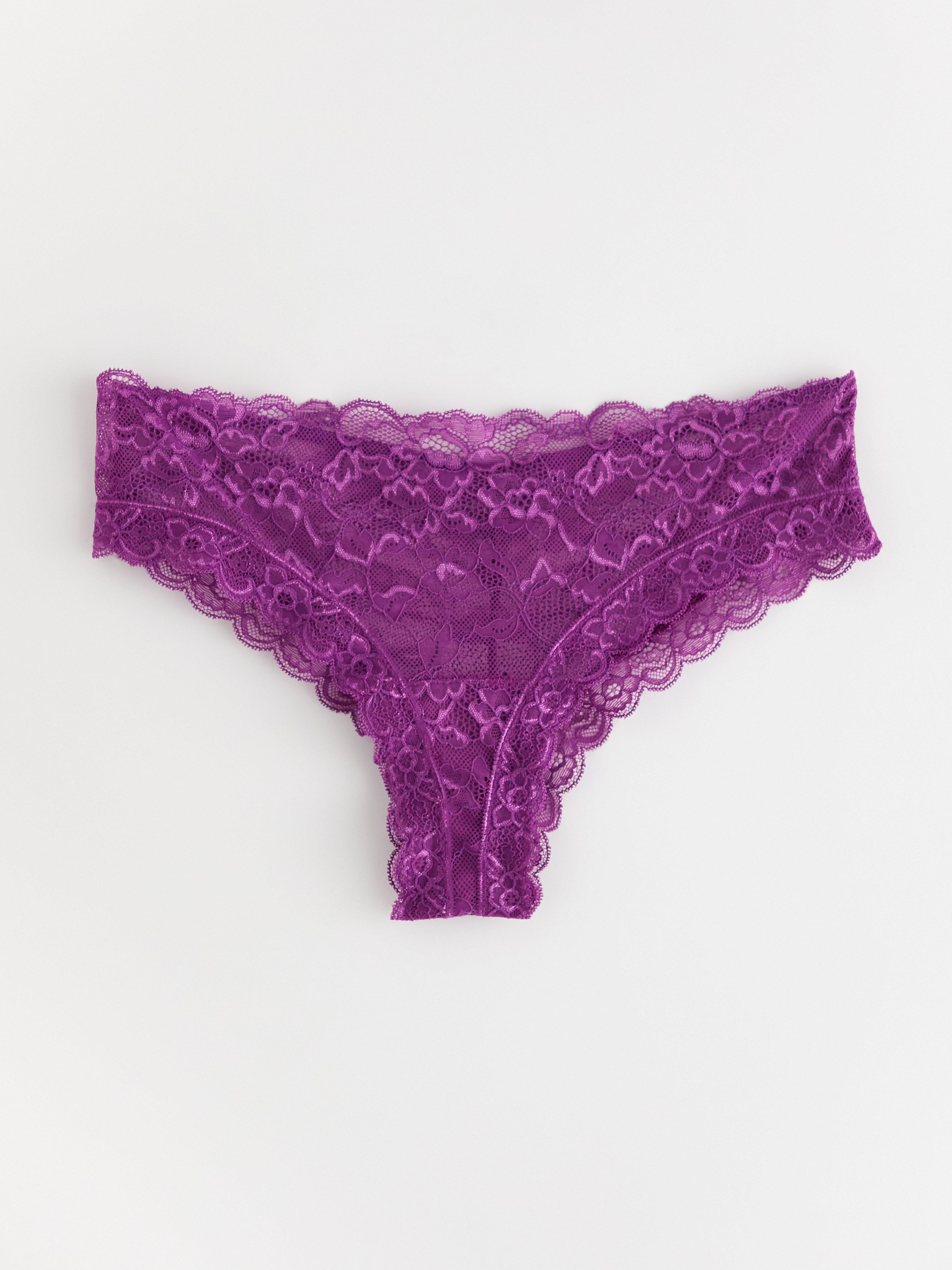 Brazilian briefs regular waist Dark Lilac