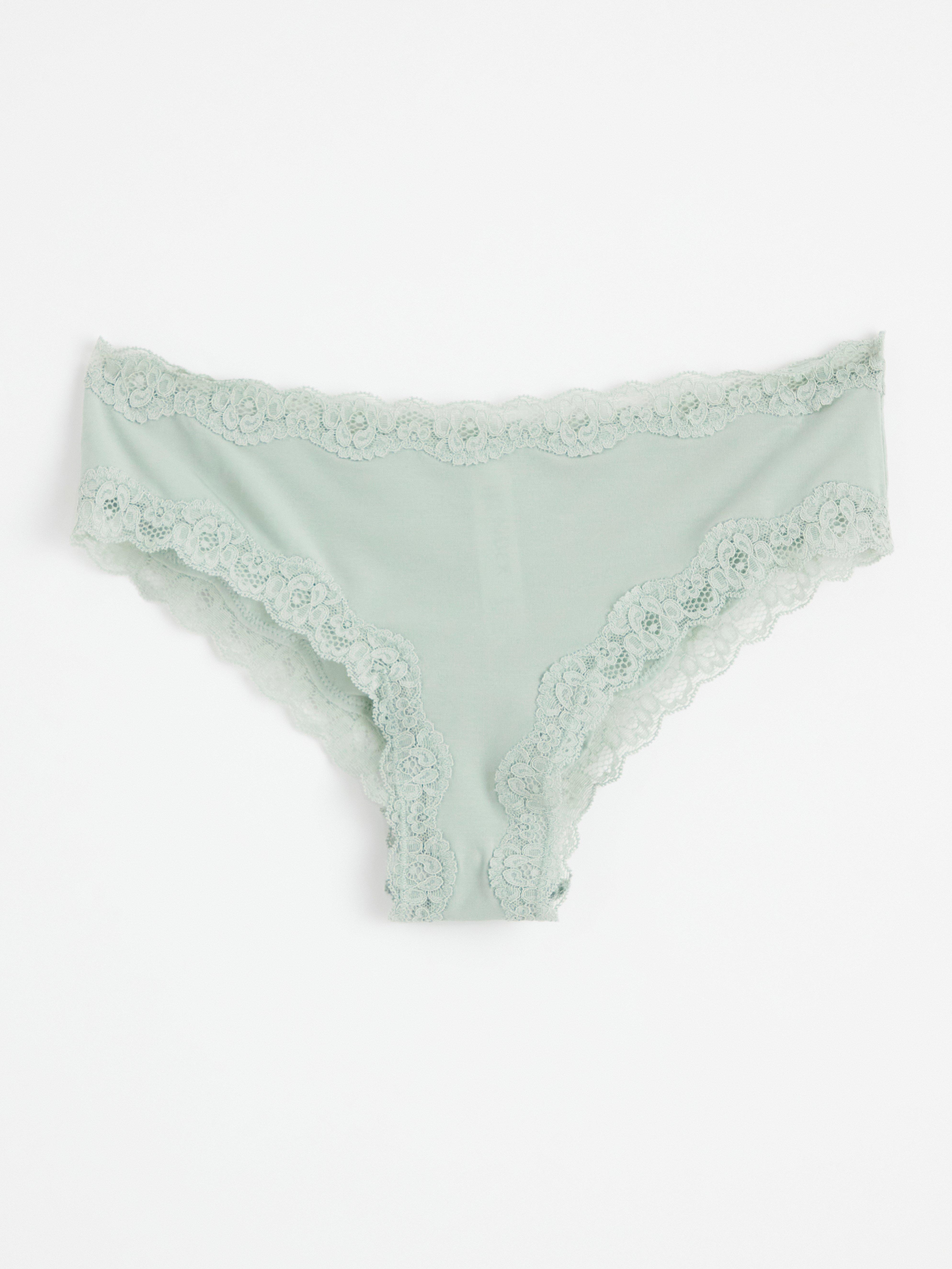Brazilian low briefs Light Dusty Green